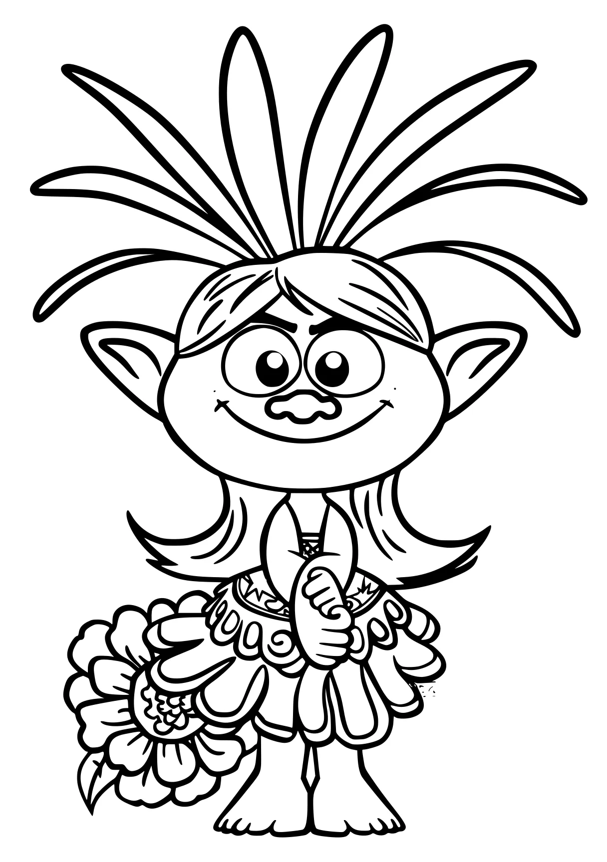 trolls coloring pages, printables, illustrator, gnome, free page downloads