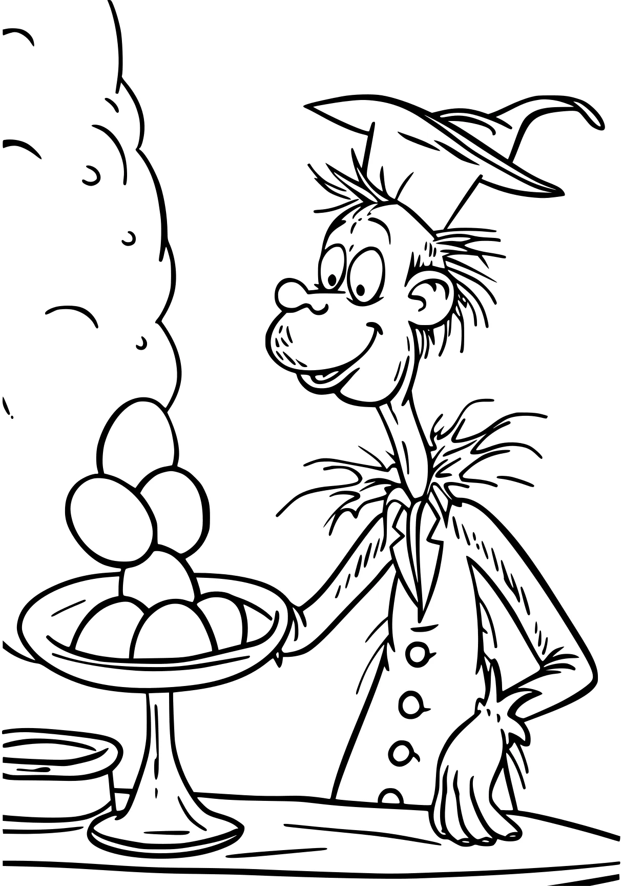 dr seuss coloring pages phineas, seuss, scarecrow, free page downloads