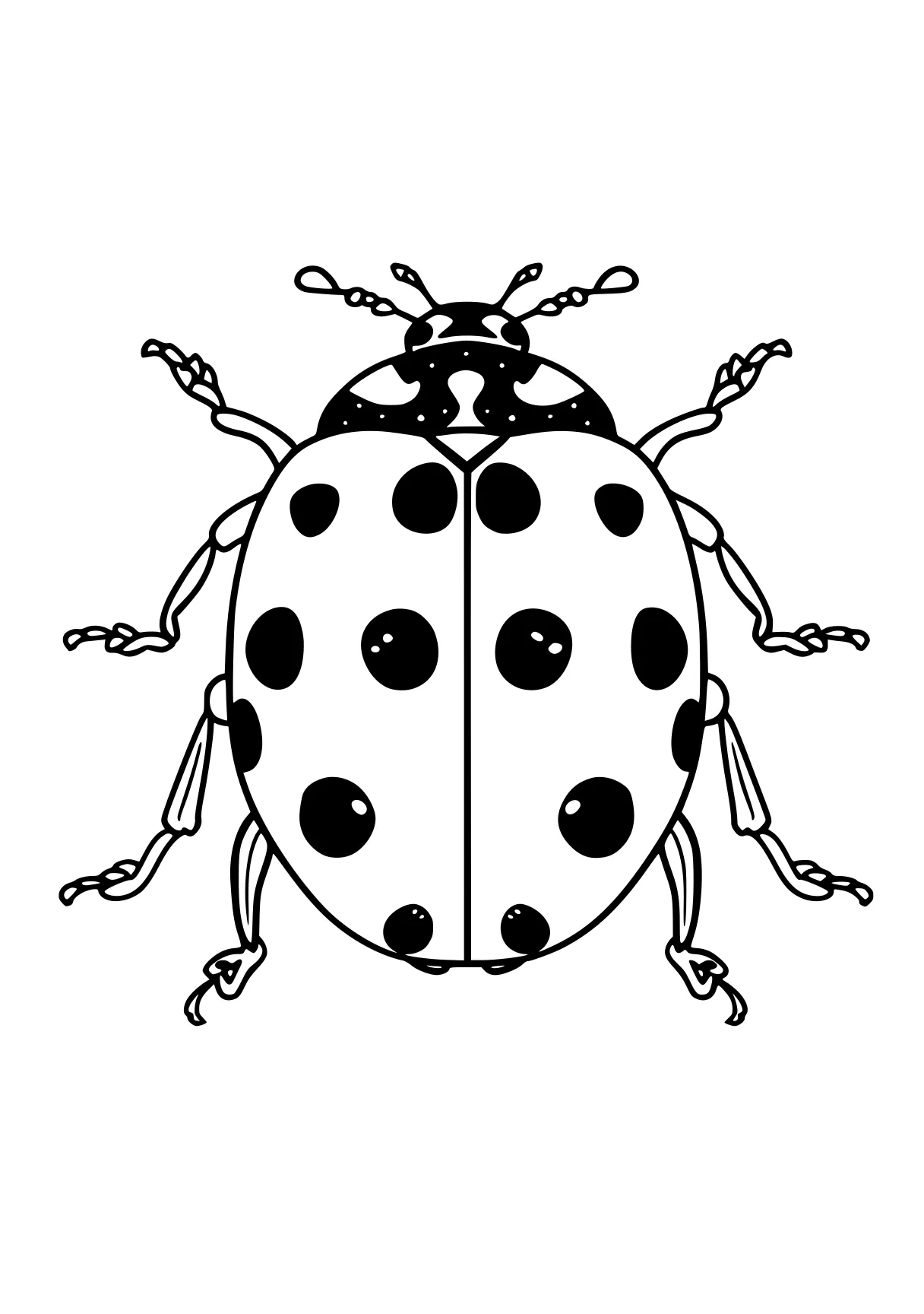 ladybug coloring page ladybug, insect, insects, bugs, dot, free downloads