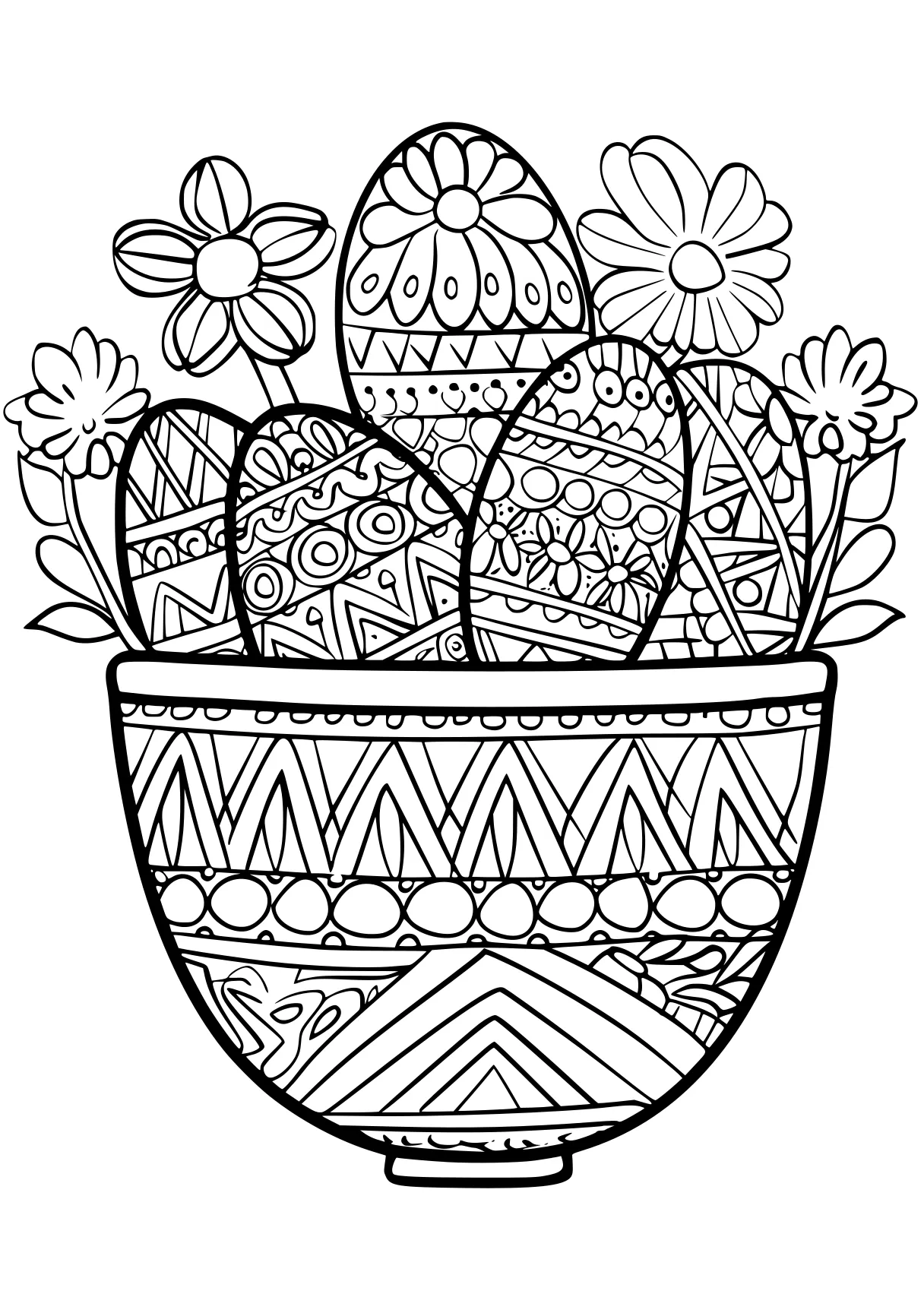 coloring pages printable easter, ornament, fruits, fruit, free page downloads