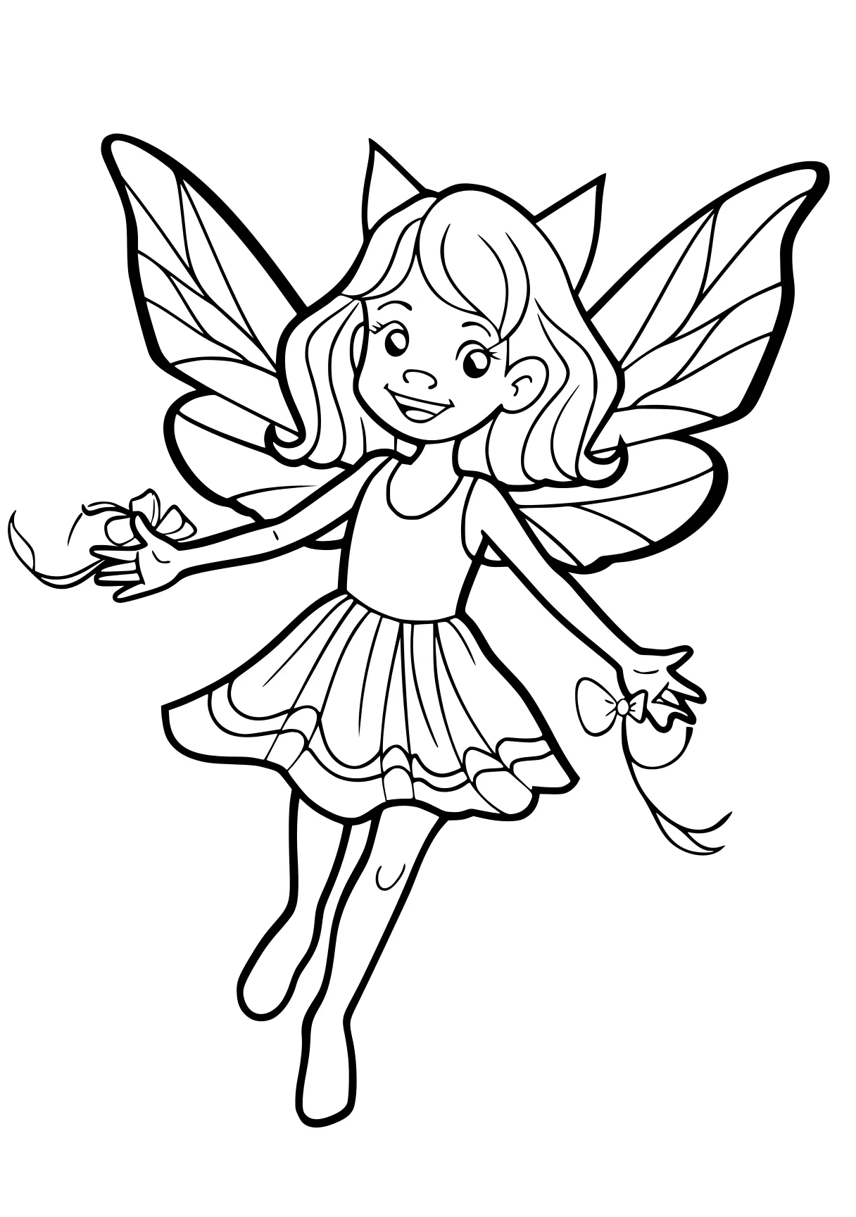 fairy coloring pages fairy, wings, angel, free page downloads