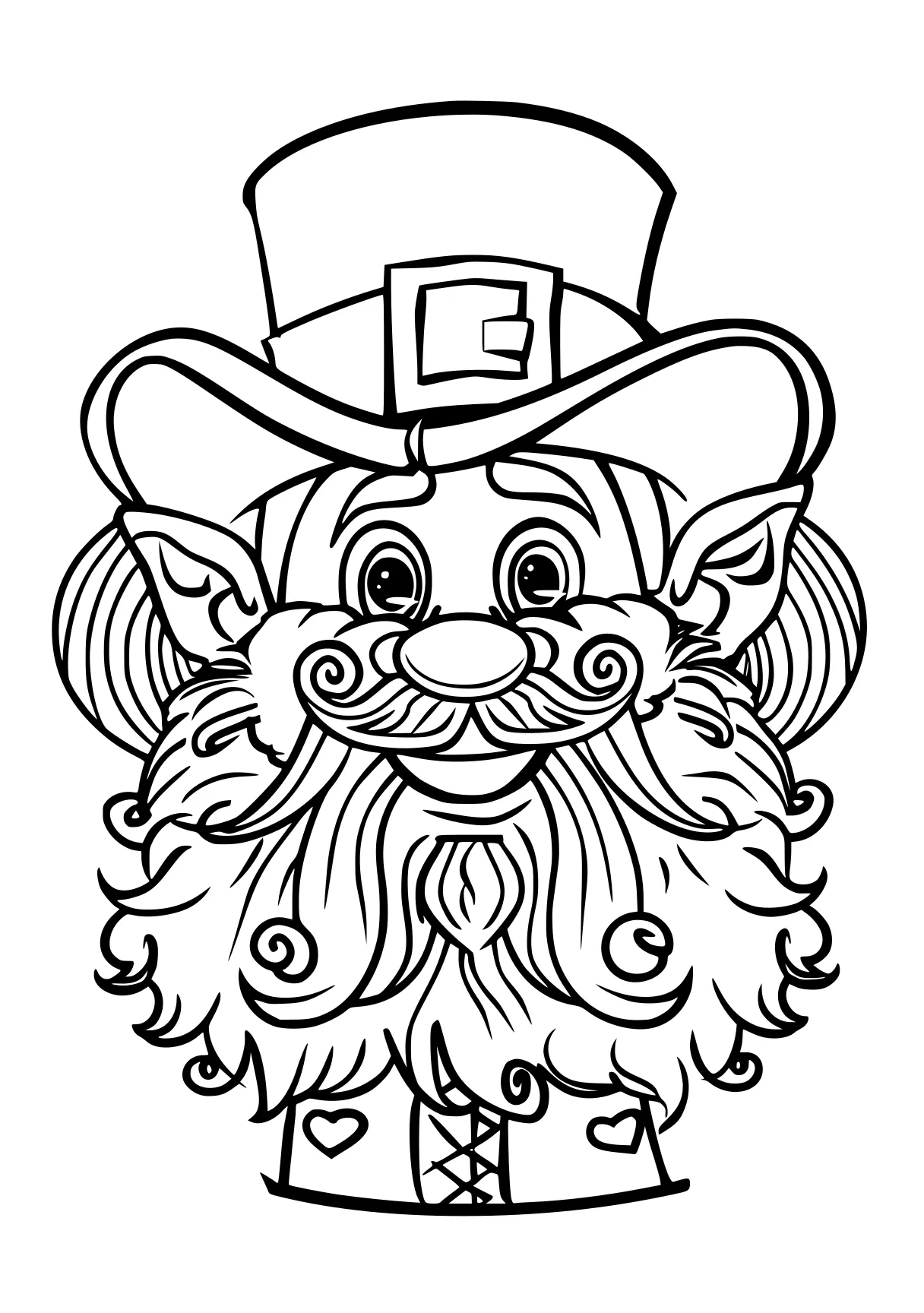 saint patrick's day coloring pages leprechaun, gnome, illustrator, wizard, free page downloads