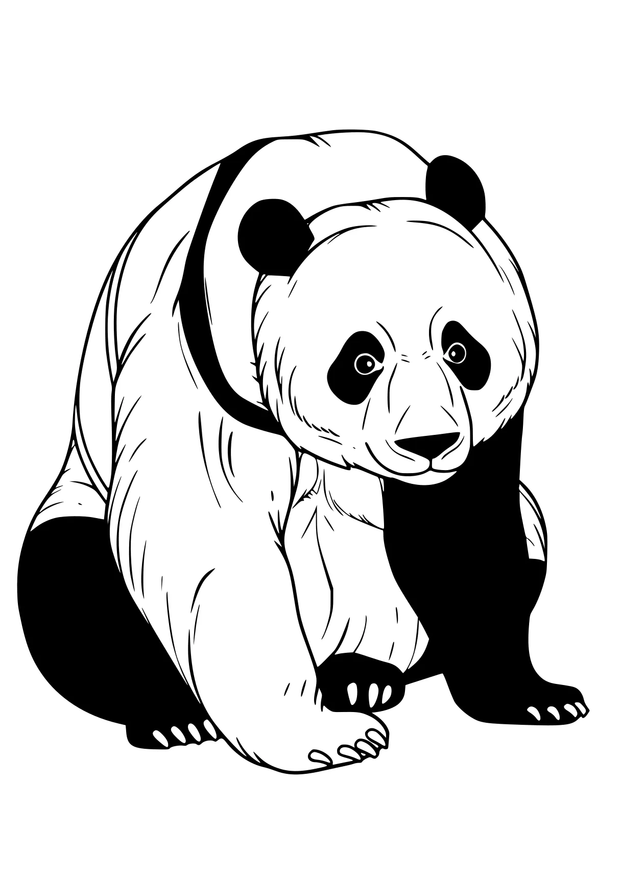 panda bear coloring pages panda, wan, bear, banban, kung, free page downloads