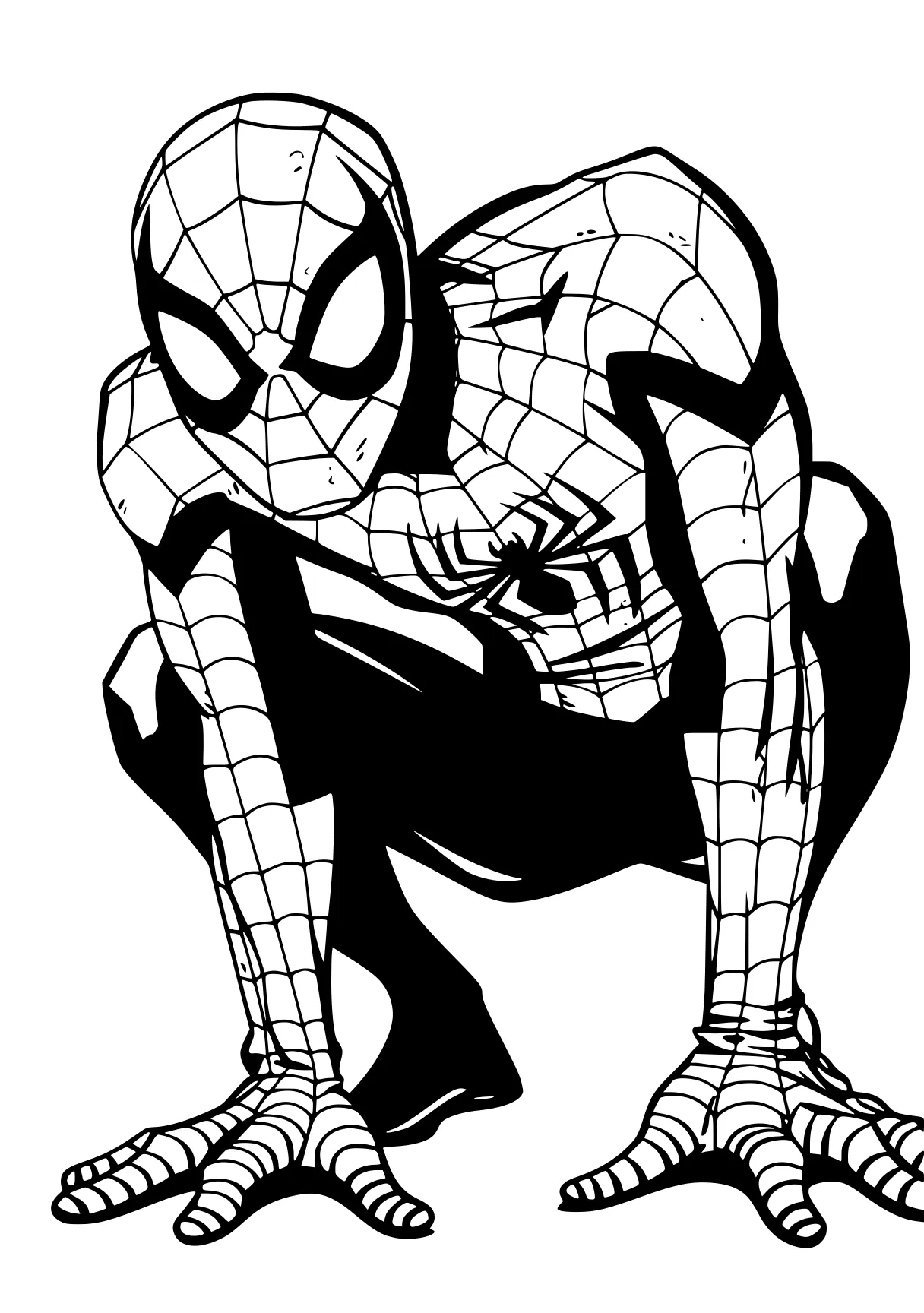 spidey coloring page spidey, spiderman, spider, peter, wall, free downloads