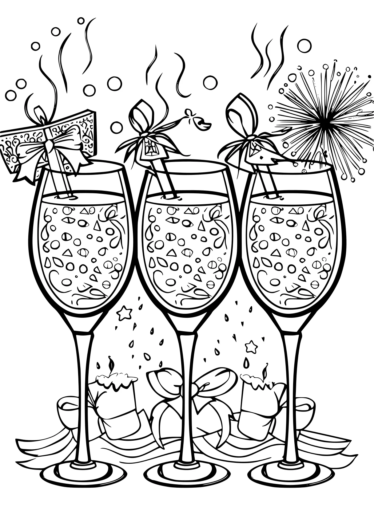 new years coloring pages printables, printable, fancy, free page downloads