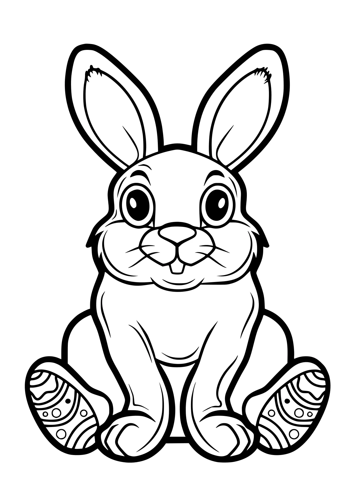 free easter coloring pages rabbit, bunny, illustrator, bunzo, page downloads