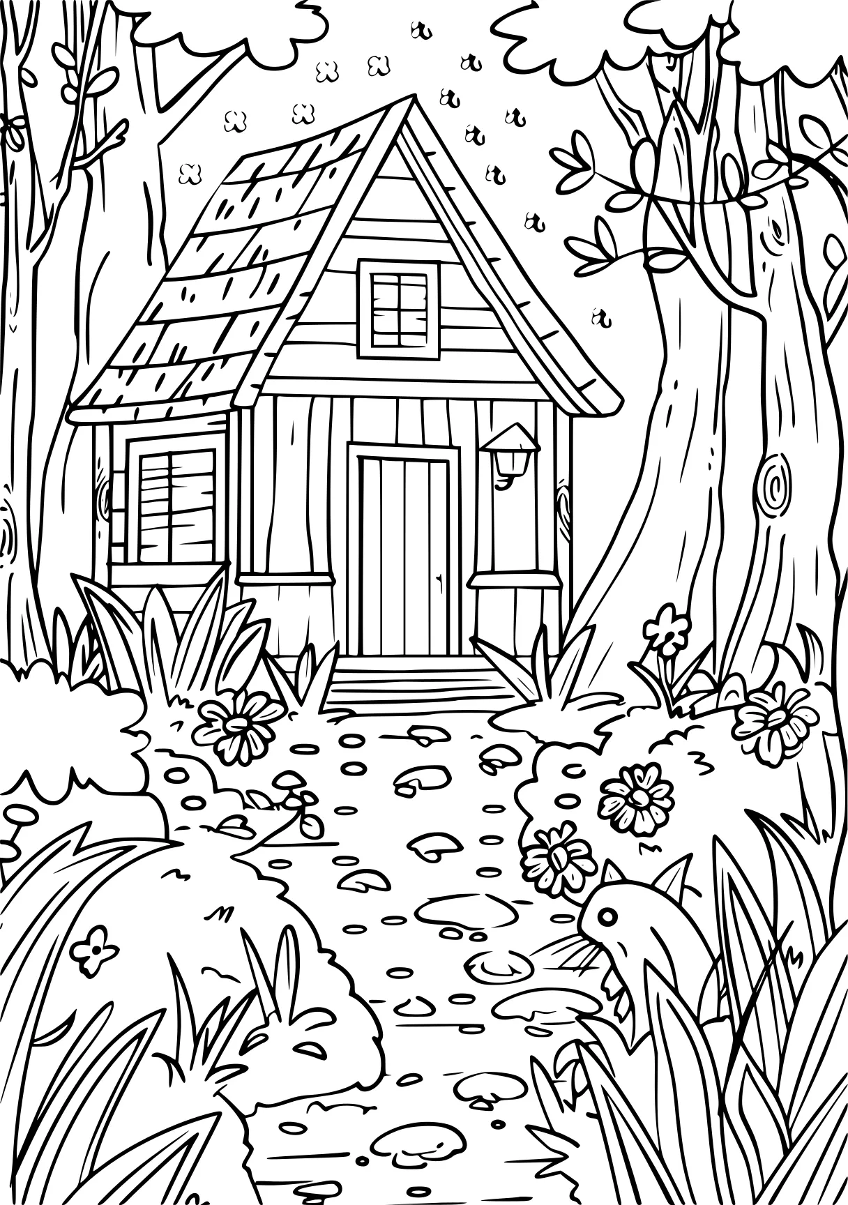 garten of banban coloring pages, house, barn, colouring, free page downloads