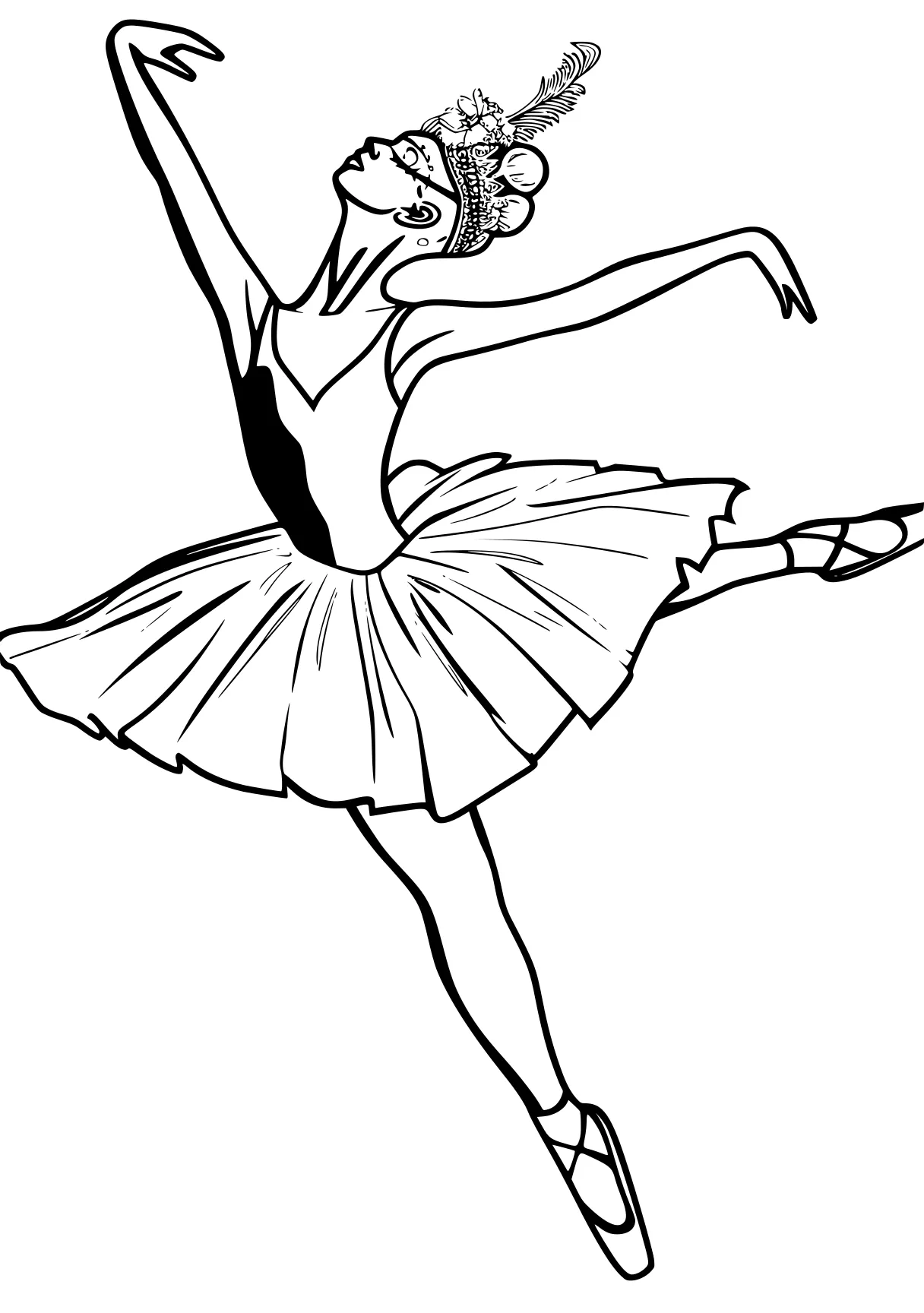 ballerina coloring pages ballerina, dance, shinobu, nutcracker, illustrator, free page downloads