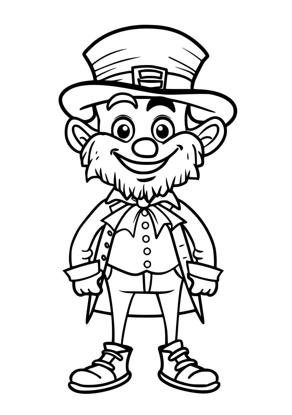 saint patrick's day coloring pages leprechaun, gnome, pilgrim, illustrator, fireman, free page downloads