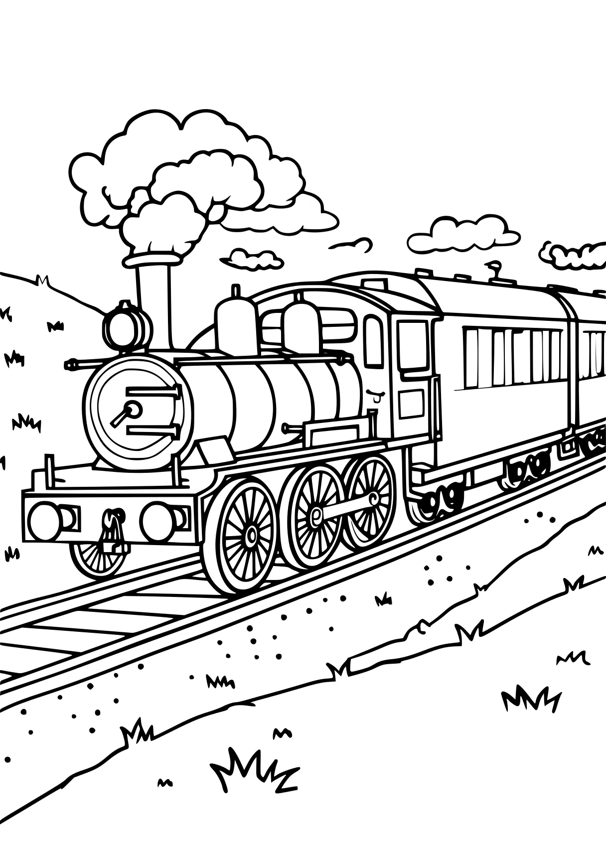 train coloring page train, thomas, engine, free downloads