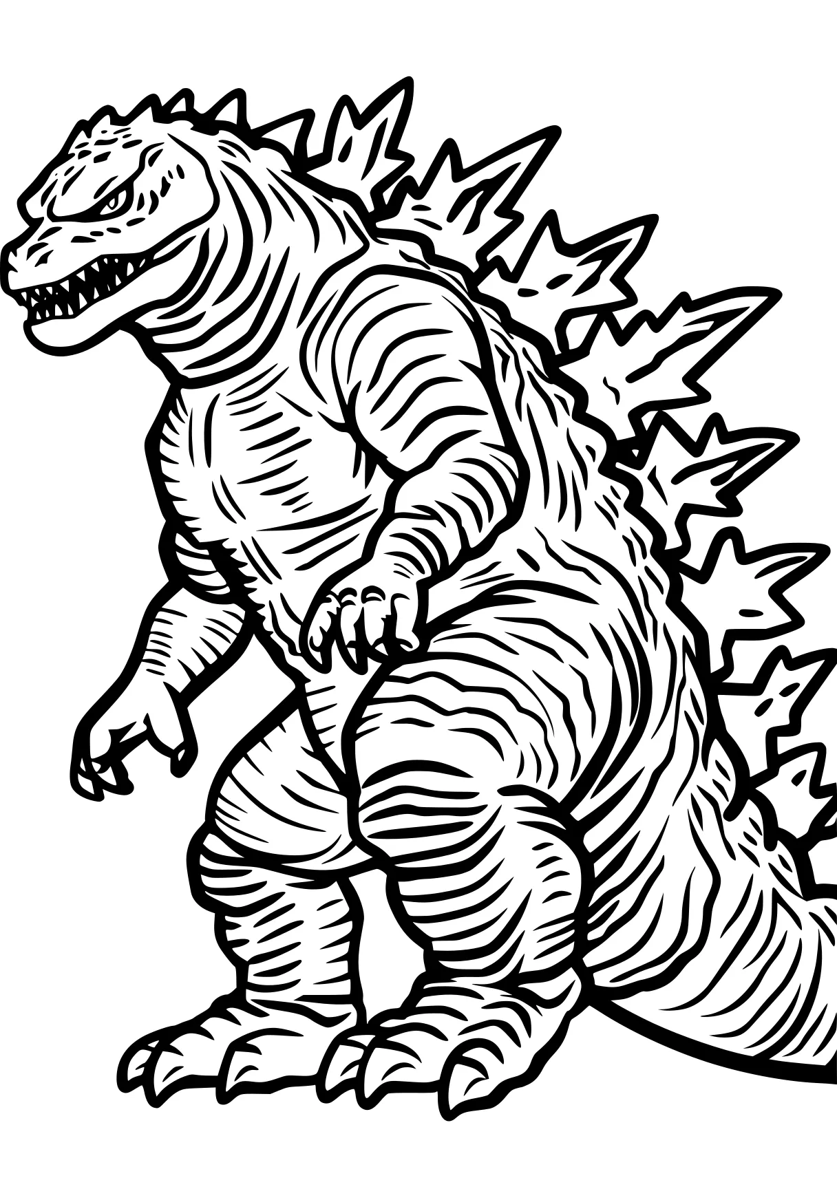 godzilla coloring pages trex, tyrannosaurus, t-rex, godzilla, indoraptor, free page downloads