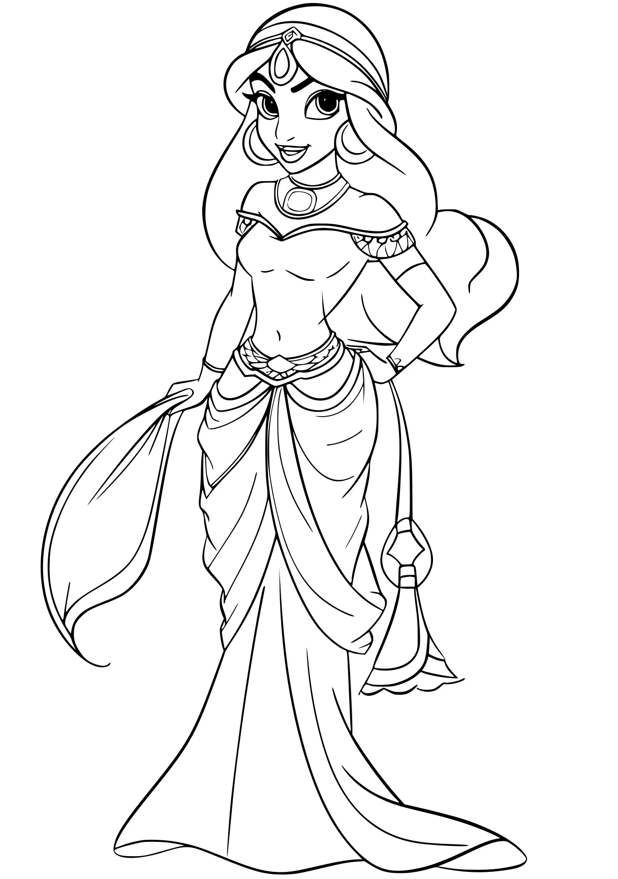 princess jasmine coloring pages jasmine, moana, rosalina, diana, lady, free page downloads