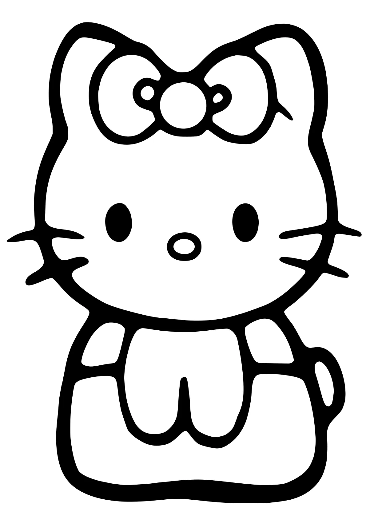 hello kitty coloring book sanrio, cinnamoroll, kitty, molang, unikitty, free page downloads