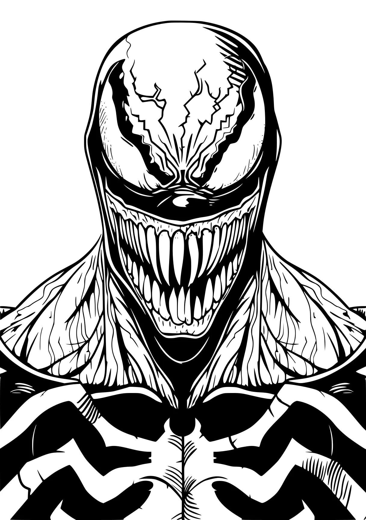 venom coloring pages venom, jiren, xenomorph, cobra, ultraman, free page downloads