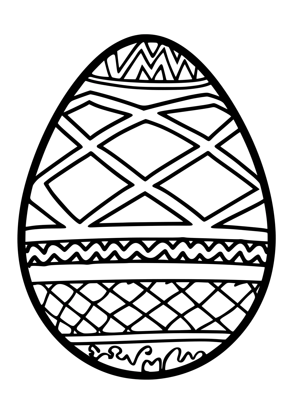 easter egg coloring sheet egg, ornament, easter, free page downloads