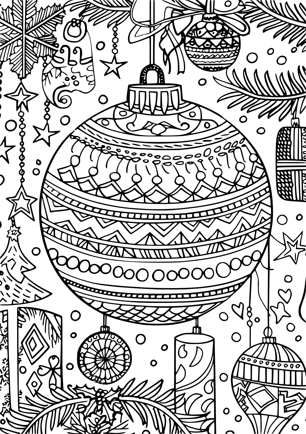 christmas coloring sheets, zentangle, ornament, mandalas, free page downloads