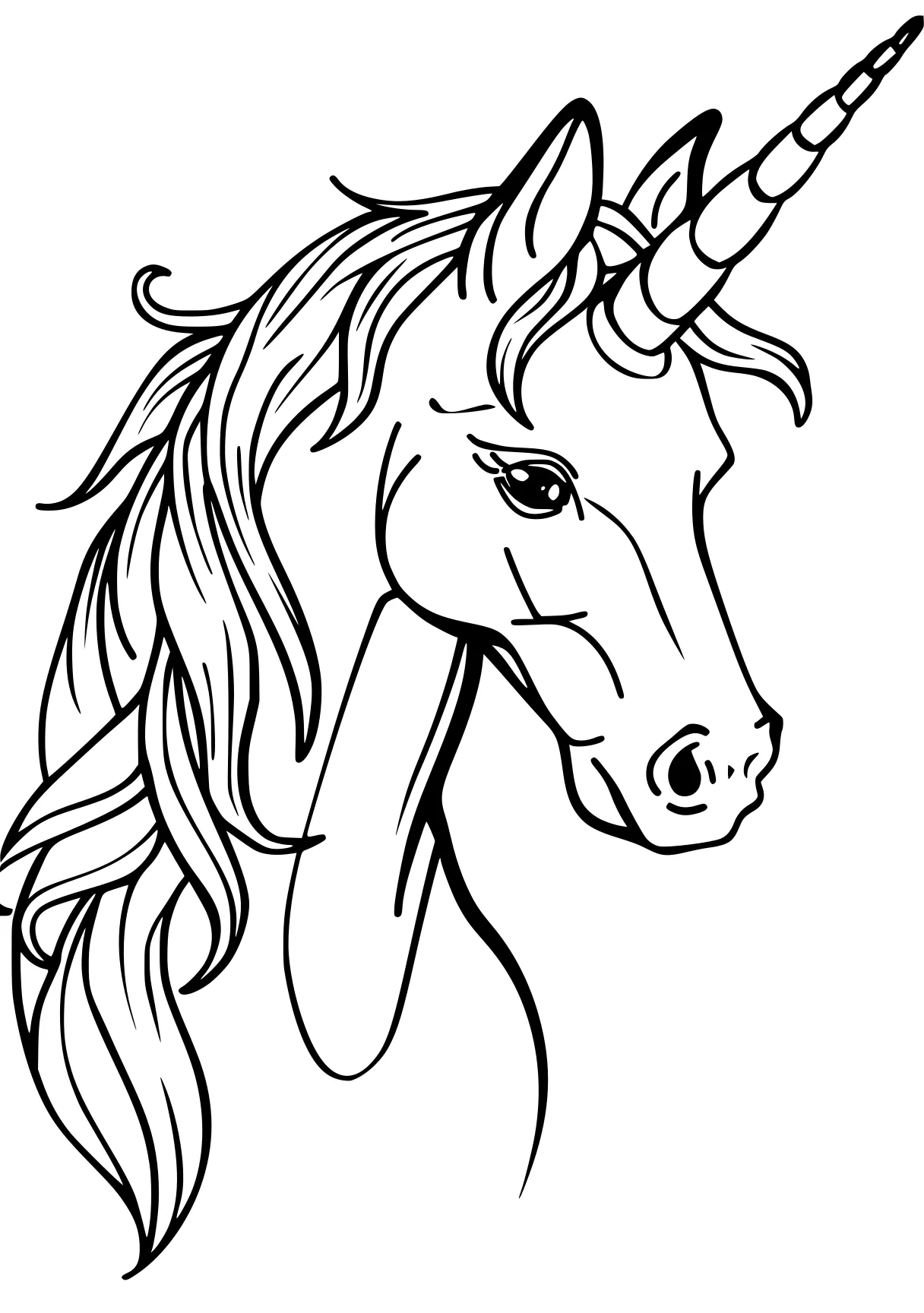 printable unicorn coloring pages horse, unicorn, pony, free page downloads