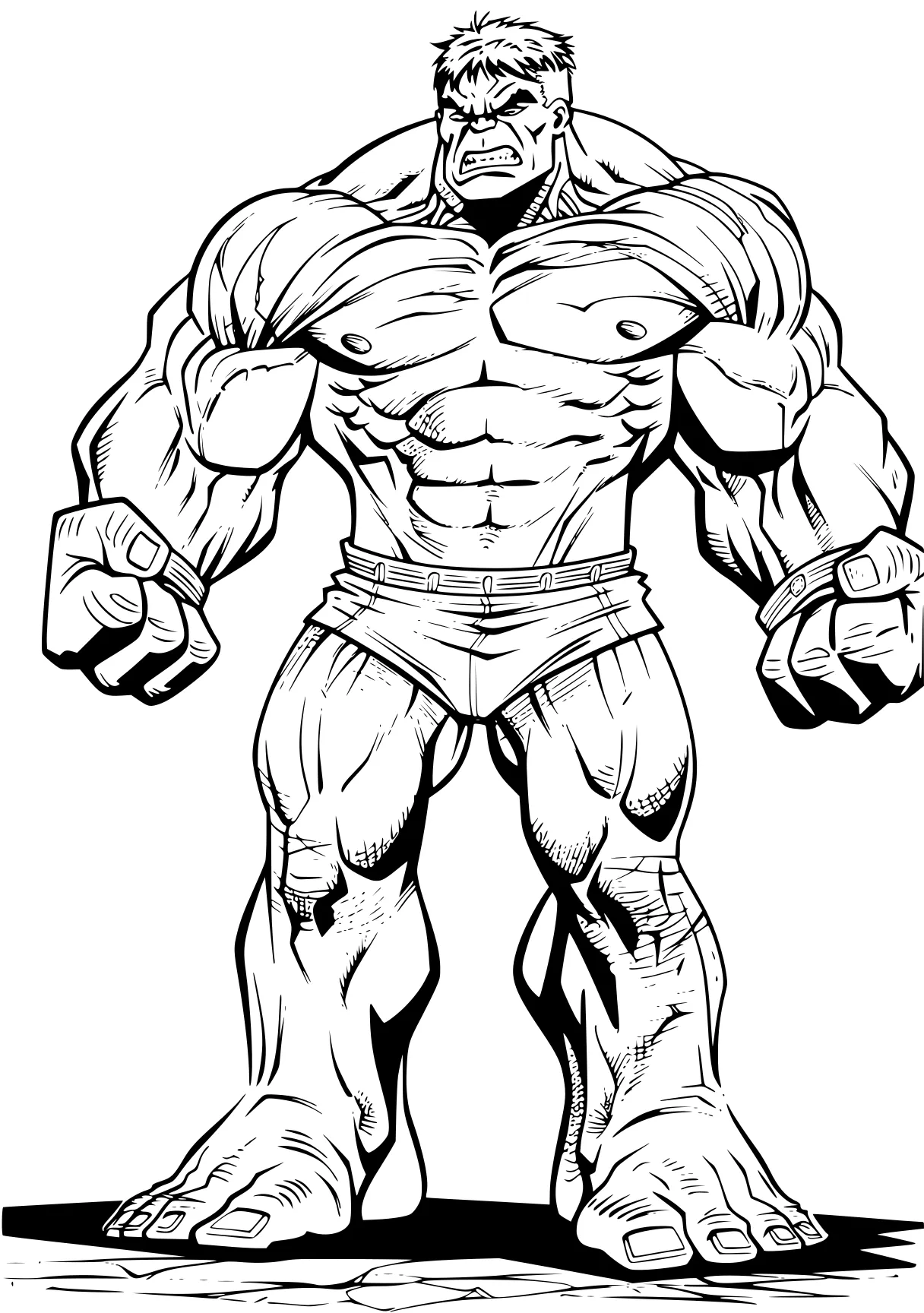 hulk coloring page hulk, broly, wolverine, jiren, gorilla, free downloads