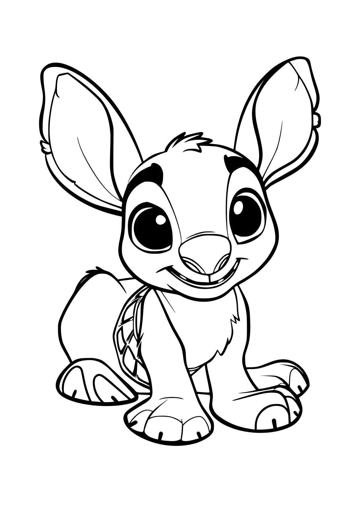 stitch colouring pages stitch, eevee, scorbunny, kangaroo, rabbit, free coloring page downloads