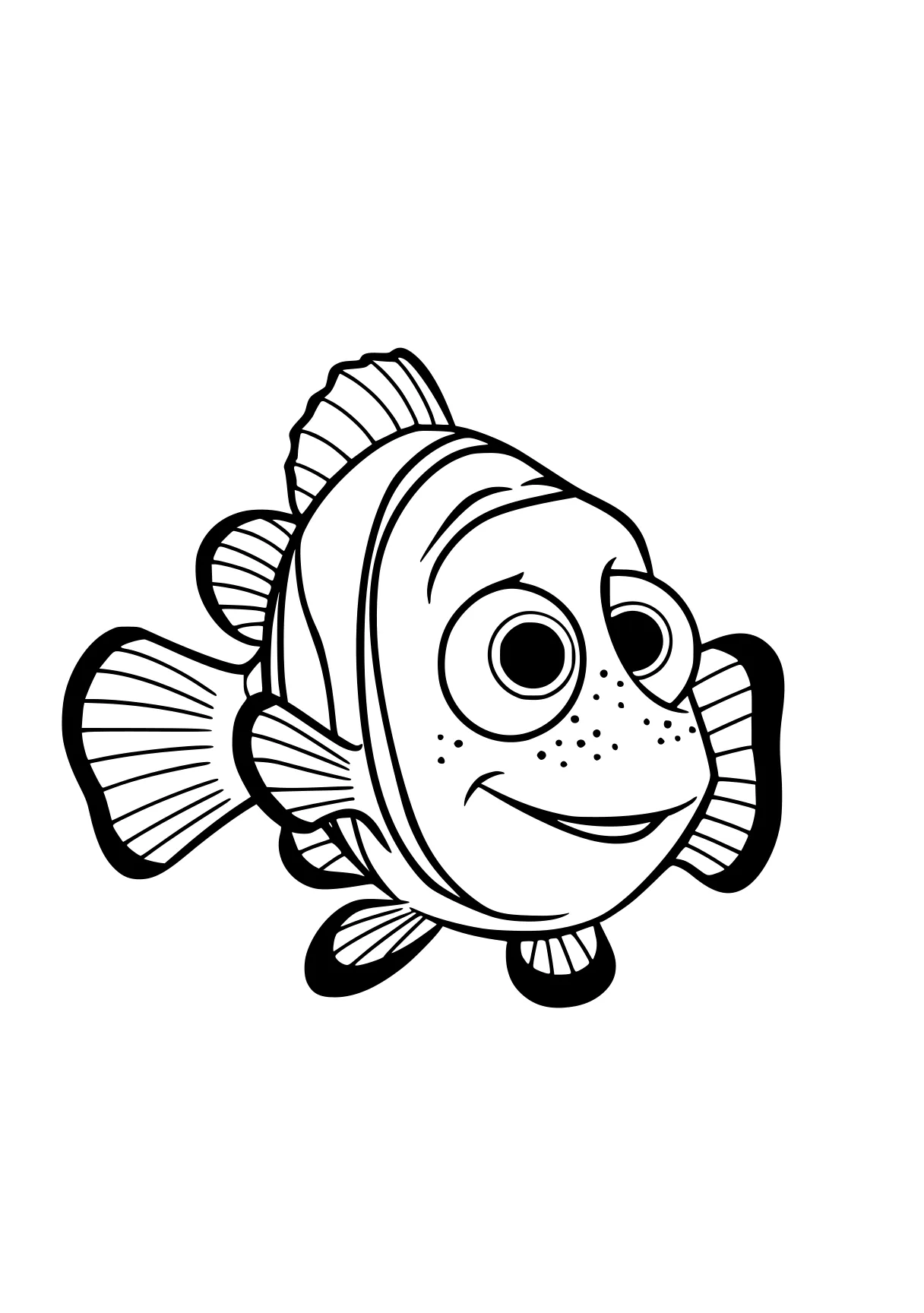 finding nemo coloring pages fish, nemo, dory, guppies, reef, free page downloads