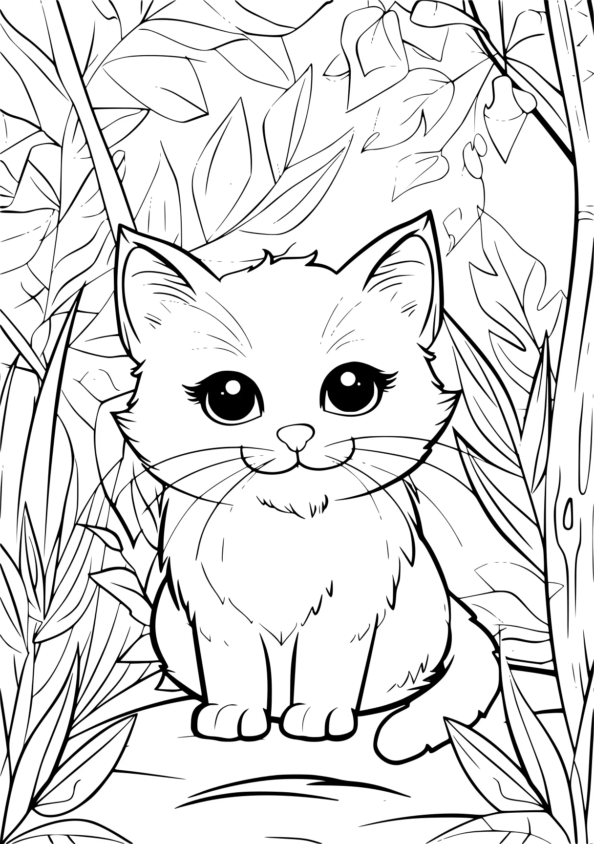 kitten coloring page kitty, coloring, colouring, kitten, free downloads