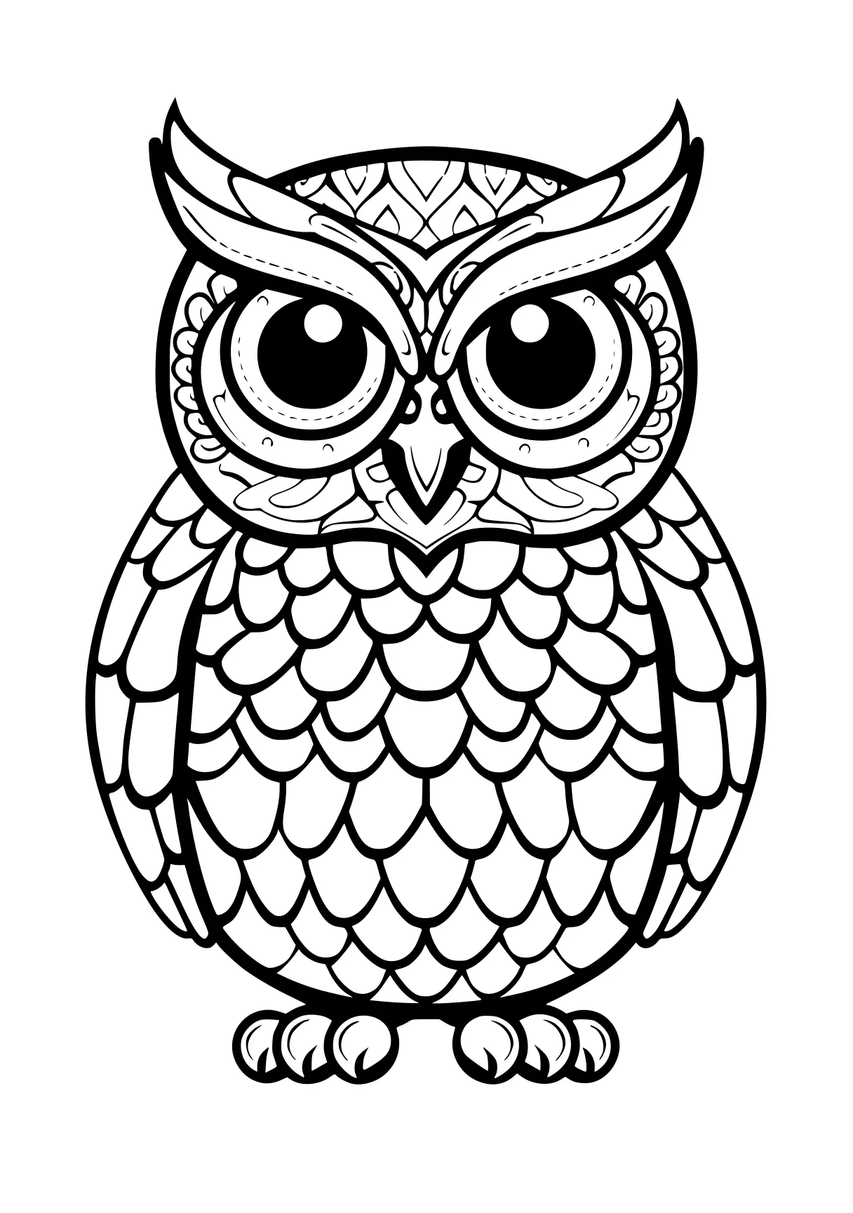 owl coloring sheet owl, illustrator, design, free page downloads