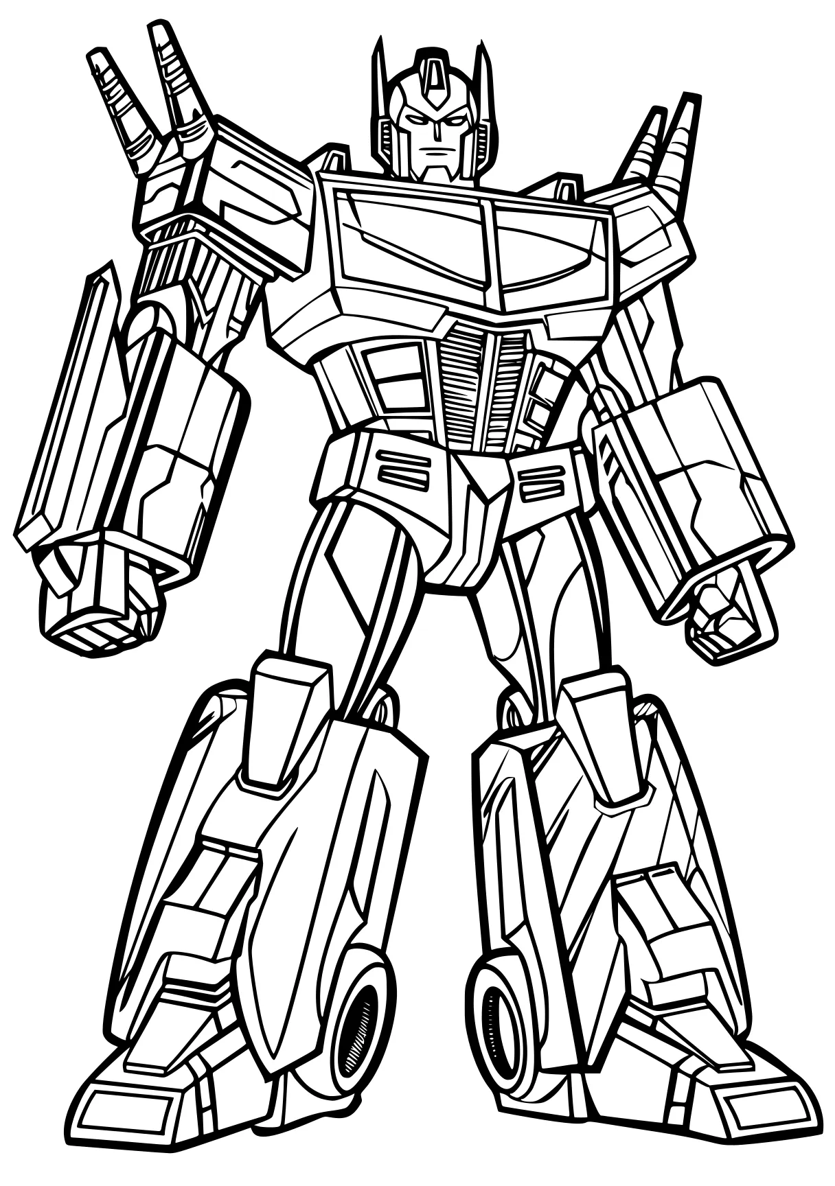 transformer coloring page optimus, megatron, gundam, rid, transformer, free downloads