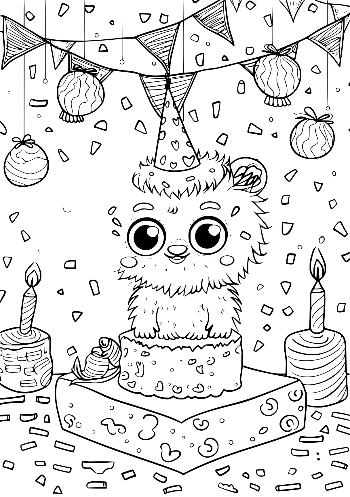 bluey coloring pages, birthday, owl, hedgehog, free page downloads