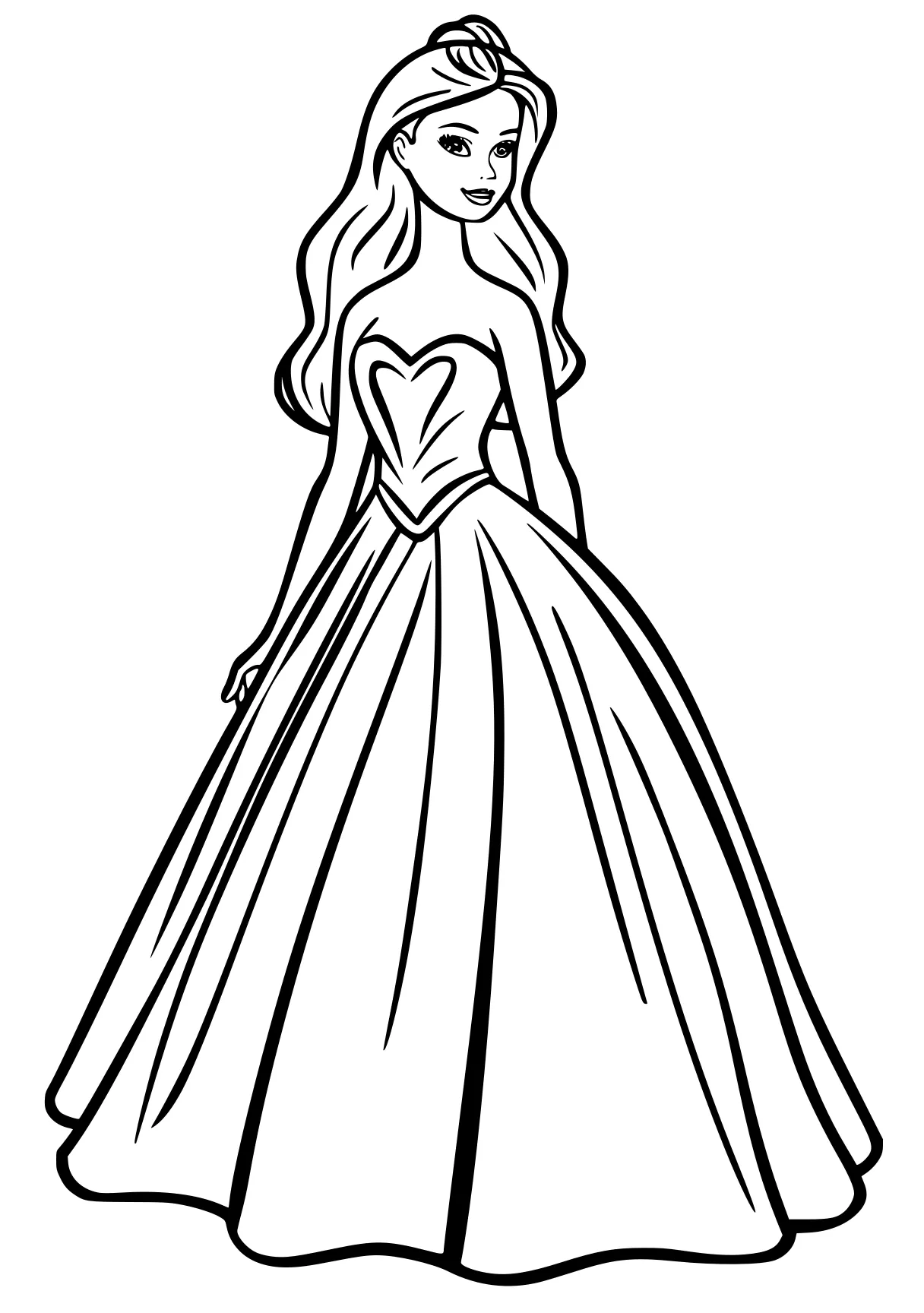 barbie coloring pages printable rosalina, dresses, princess, cinderella, free page downloads