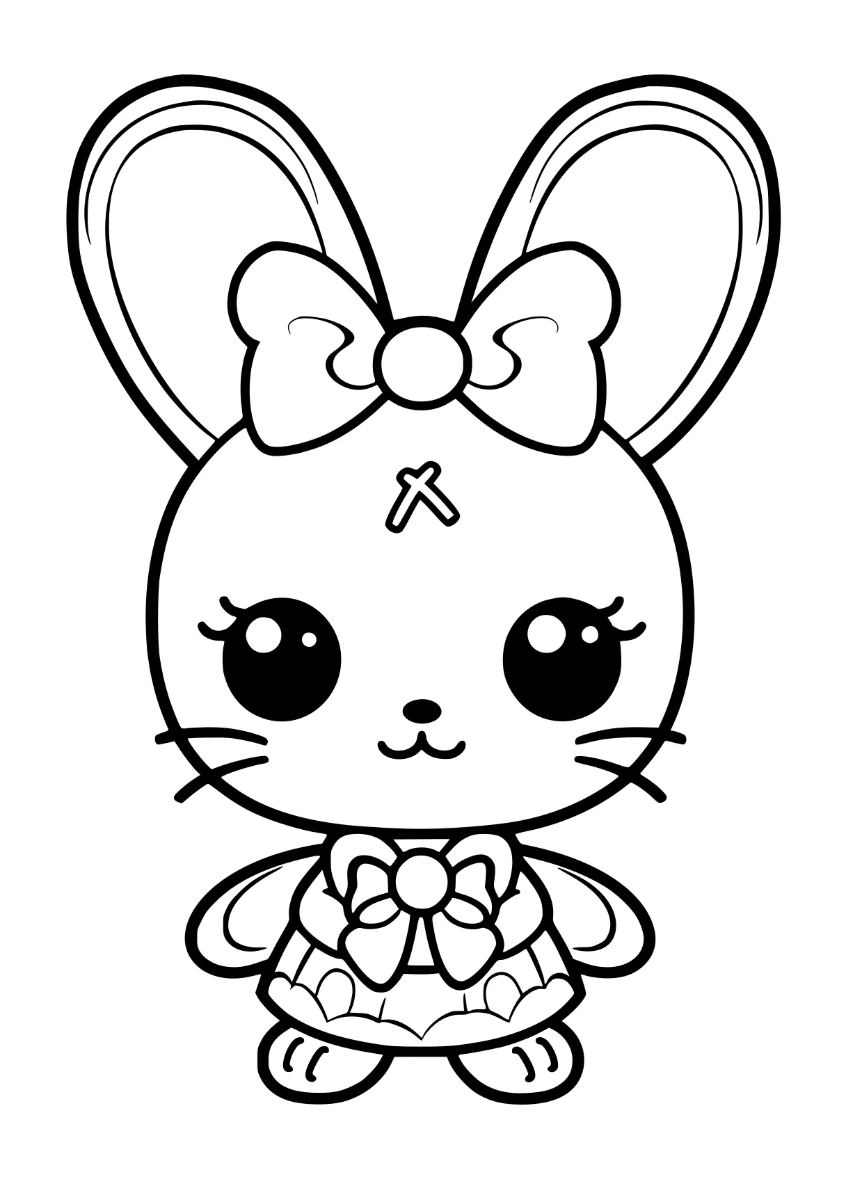 sanrio coloring pages cinnamoroll, bunny, rabbit, mouse, free page downloads