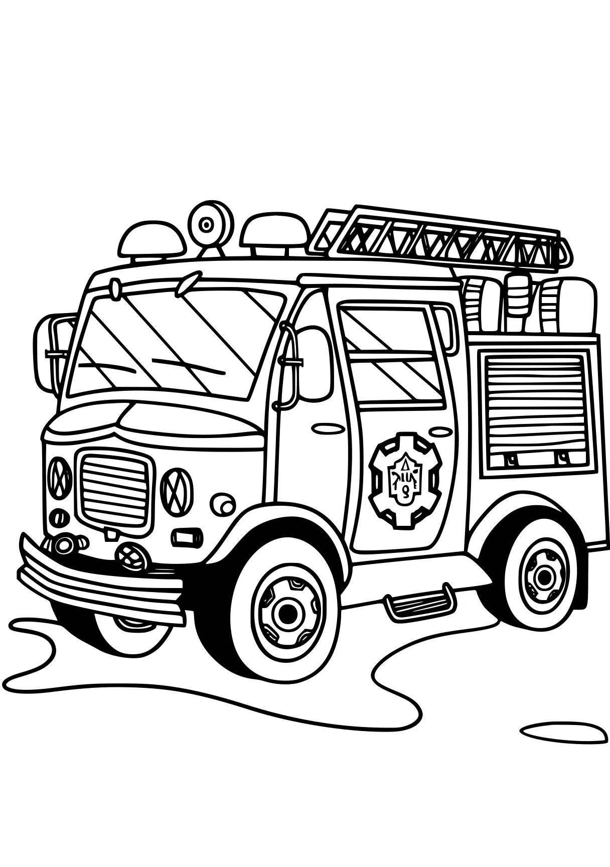 fire engine colouring pages ambulance, firefighter, fireman, van, truck, free coloring page downloads