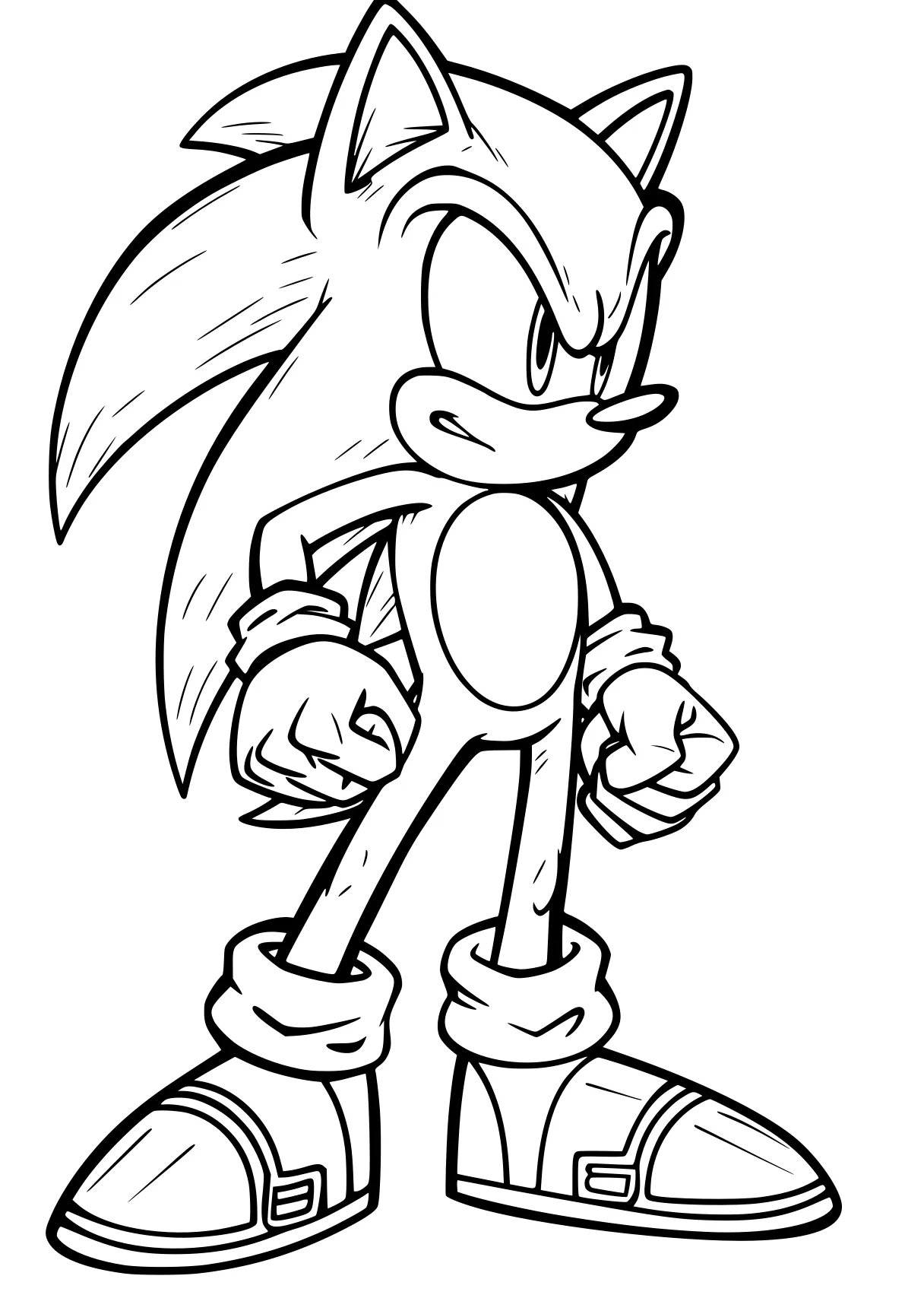 super sonic coloring page sonic, knuckles, tails, hedgehog, coloring, free downloads