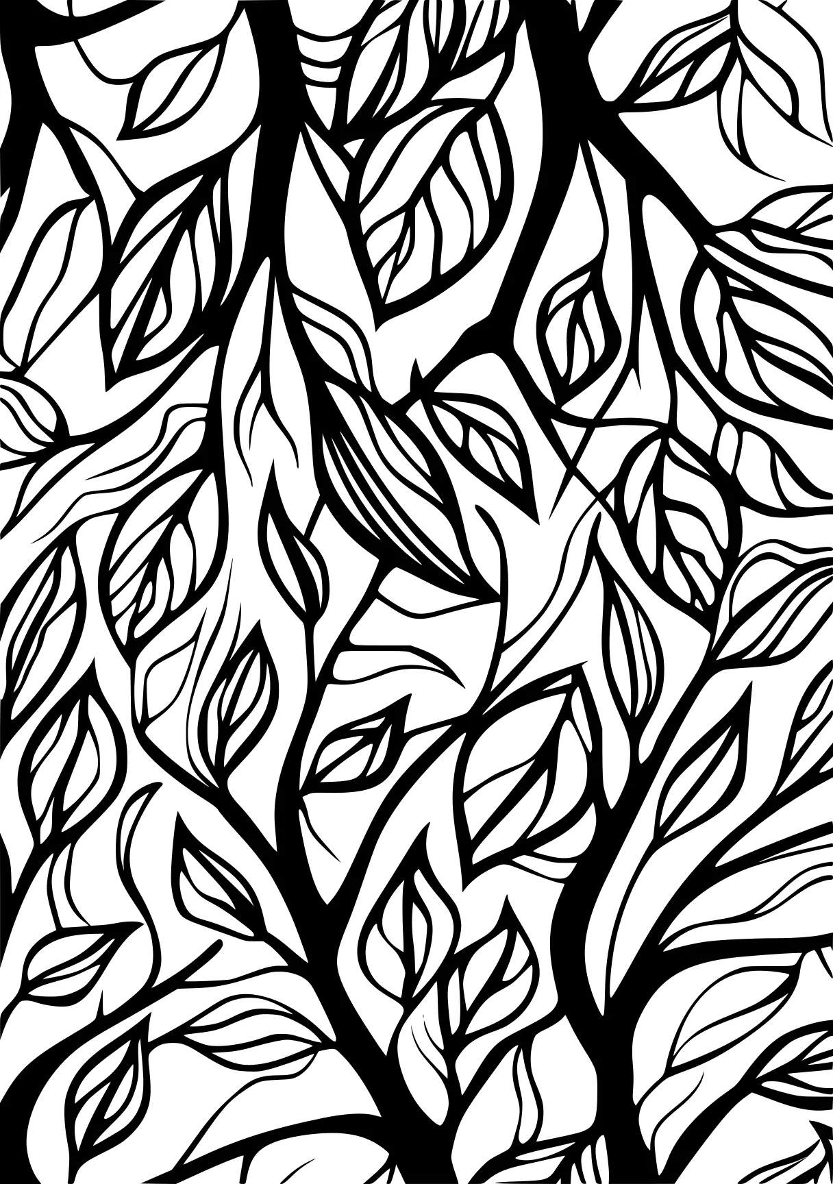 nature coloring pages pattern, patterns, plants, free page downloads