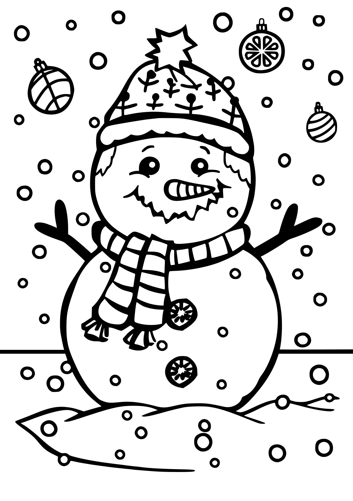 cute christmas coloring pages snowman, winter, snow, free page downloads