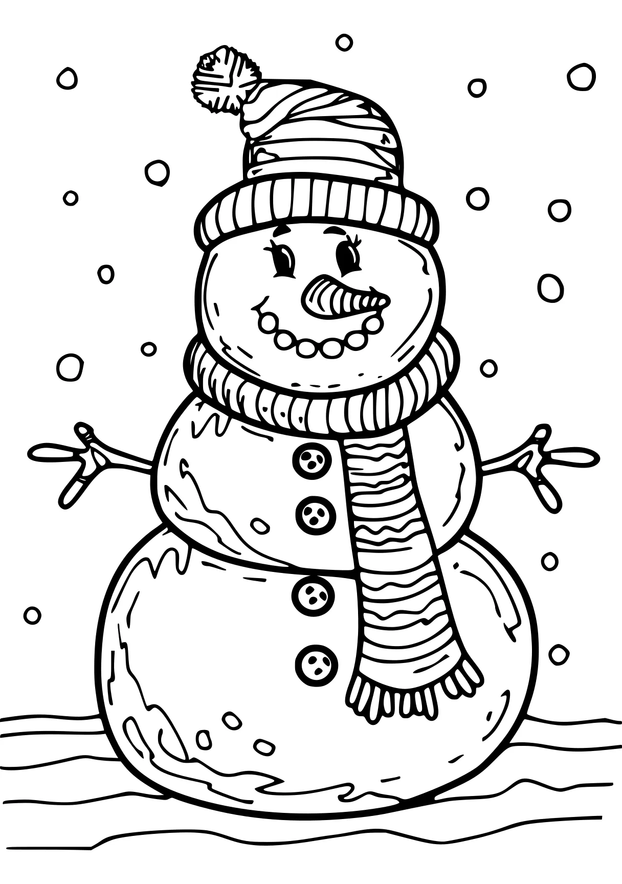 snowman coloring page snowman, olaf, winter, free downloads