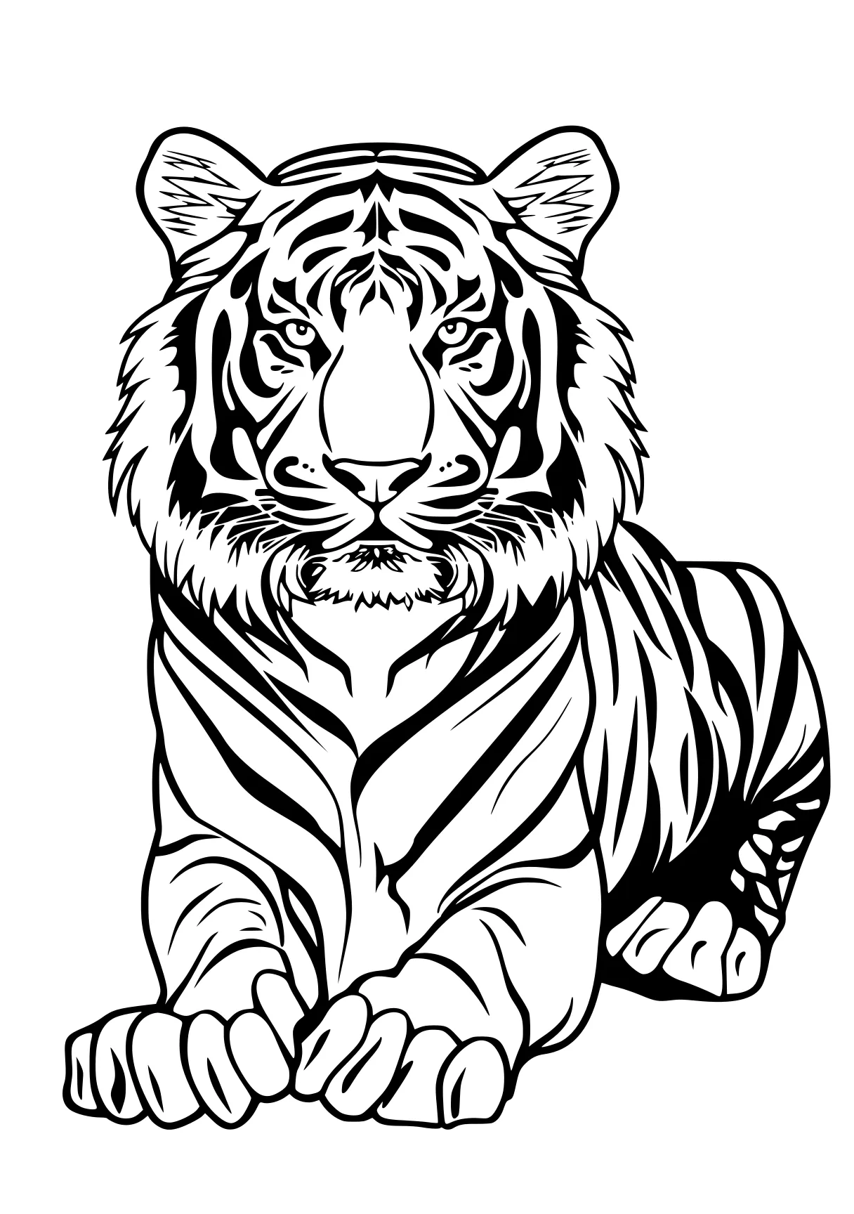 tiger coloring pages tiger, zebra, illustrator, lion, free page downloads