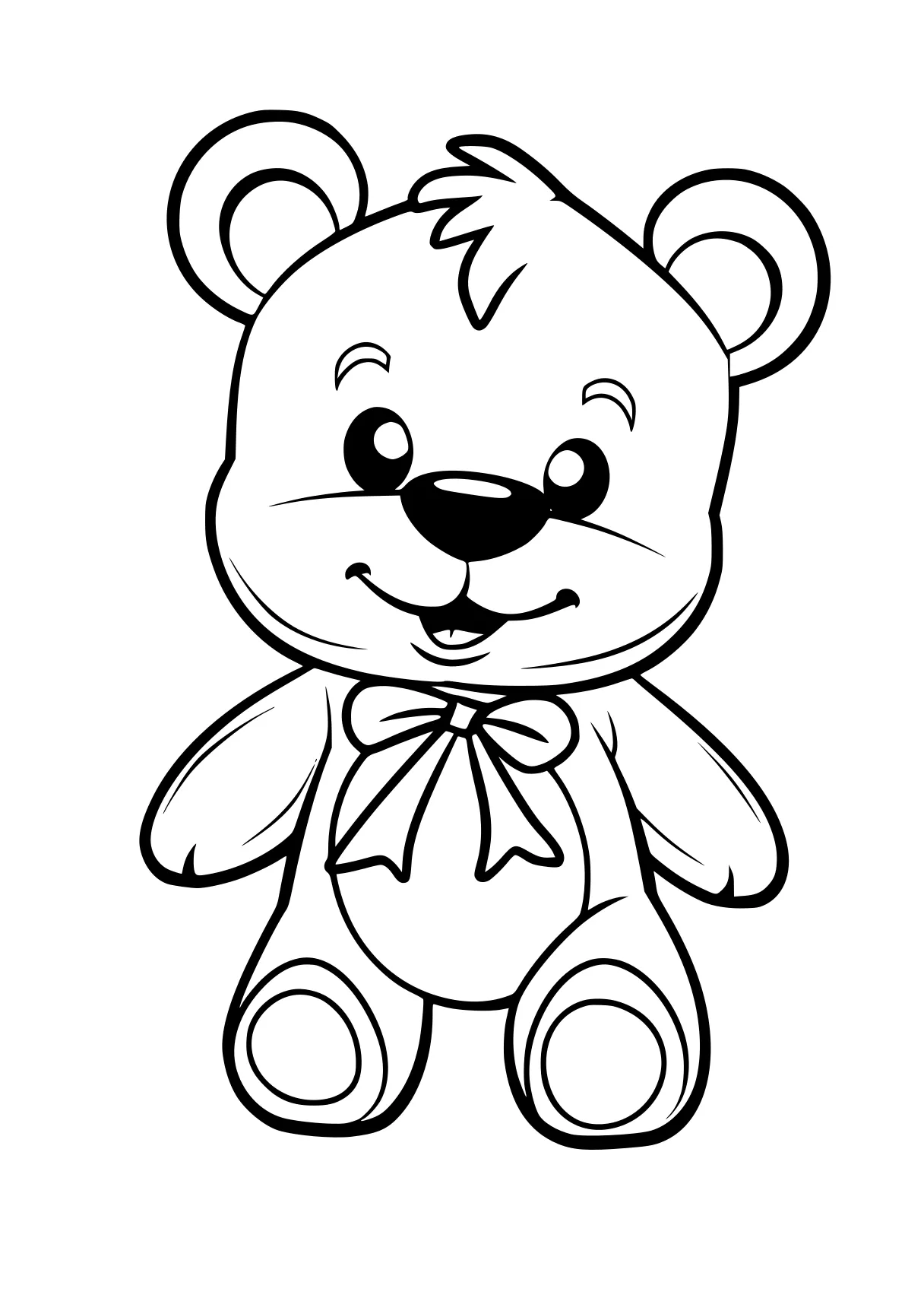 cute coloring pages printable fazbear, bear, teddy, winnie, pooh, free page downloads