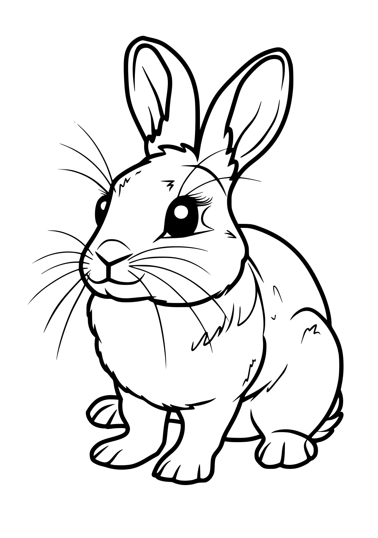 rabbit coloring pages rabbit, bunny, carrot, donkey, scorbunny, free page downloads