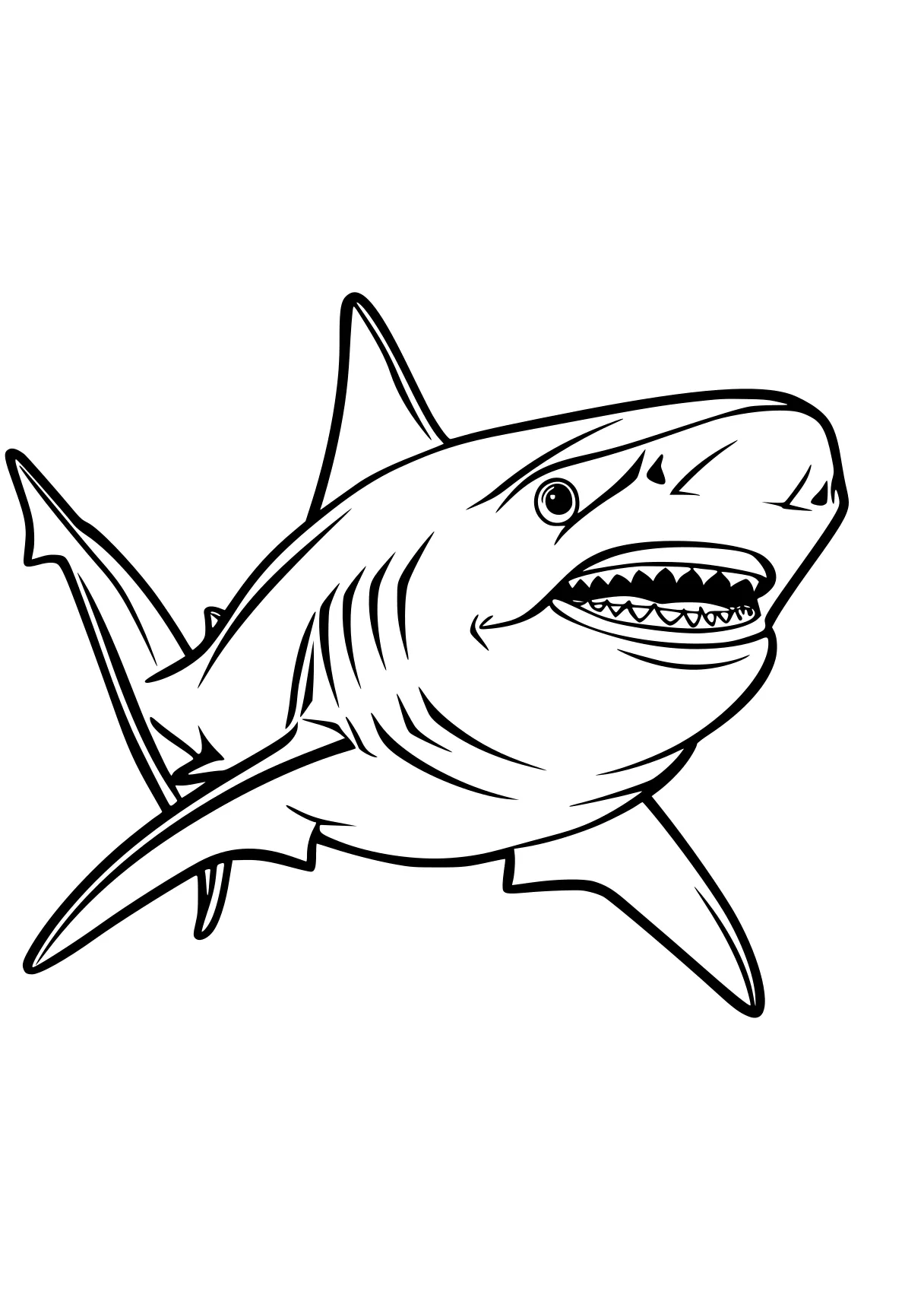 shark coloring page shark, megalodon, sharks, whale, whales, free downloads