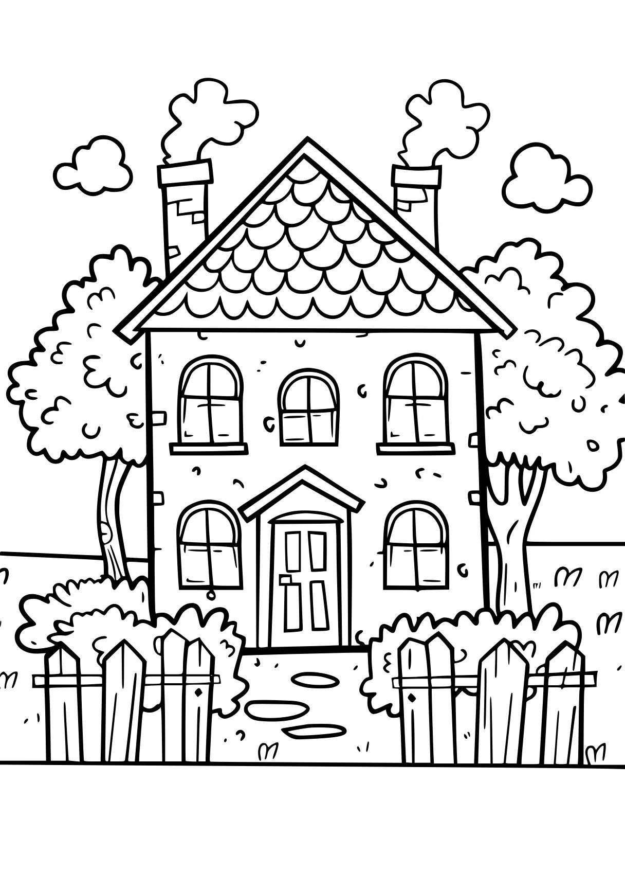 color by number printable, kindergarten, house, neighborville, free coloring page downloads