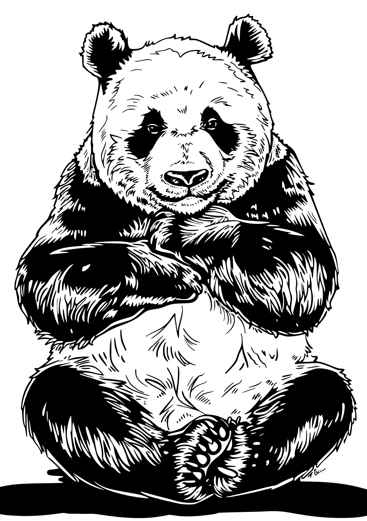 panda coloring pages panda, bear, sloth, racoon, raccoon, free page downloads