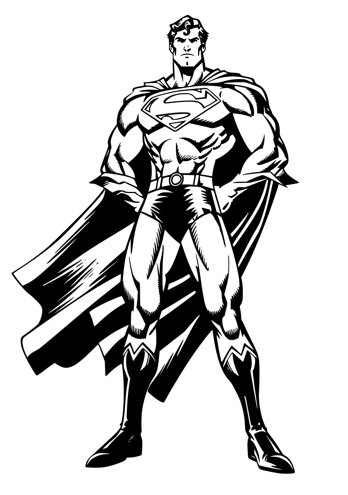 superman coloring page superman, superhero, jiren, batman, hero, free downloads