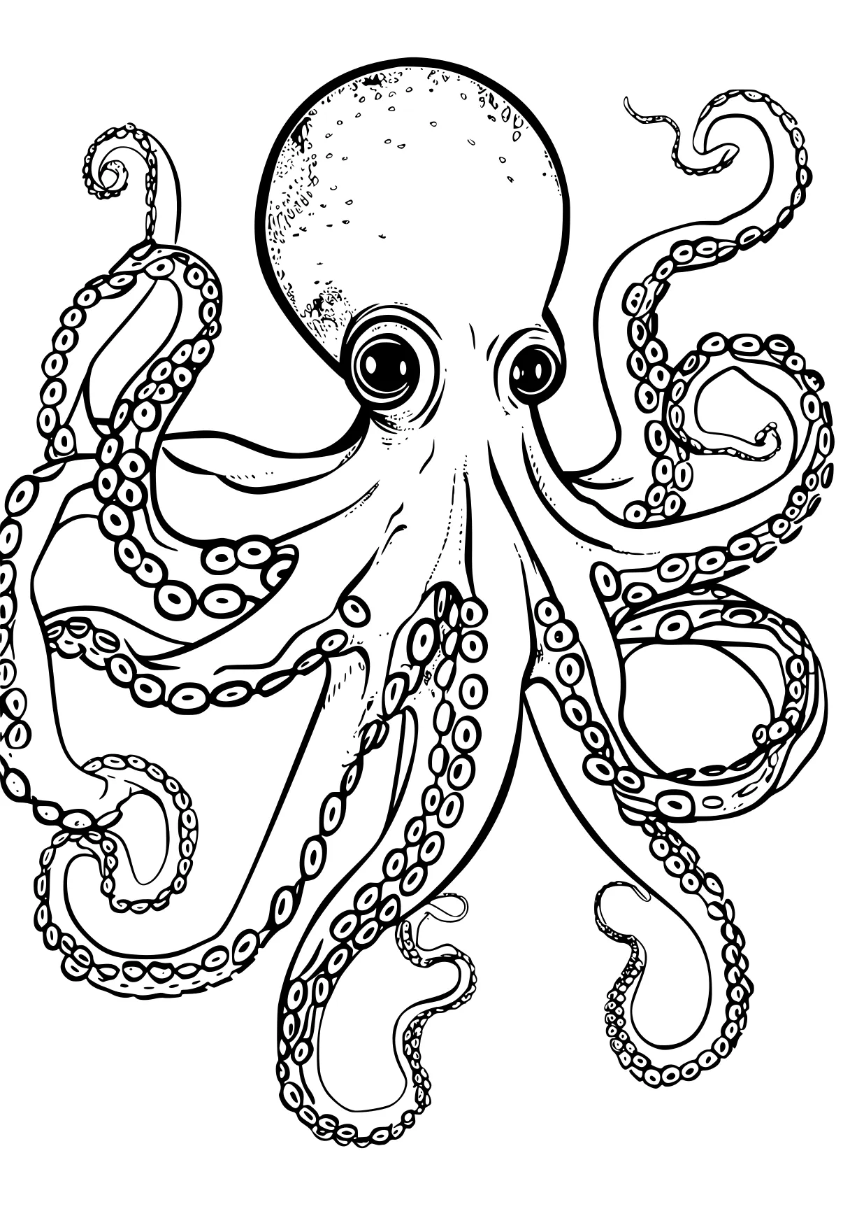 octopus coloring page octopus, illustrator, zentangle, free downloads