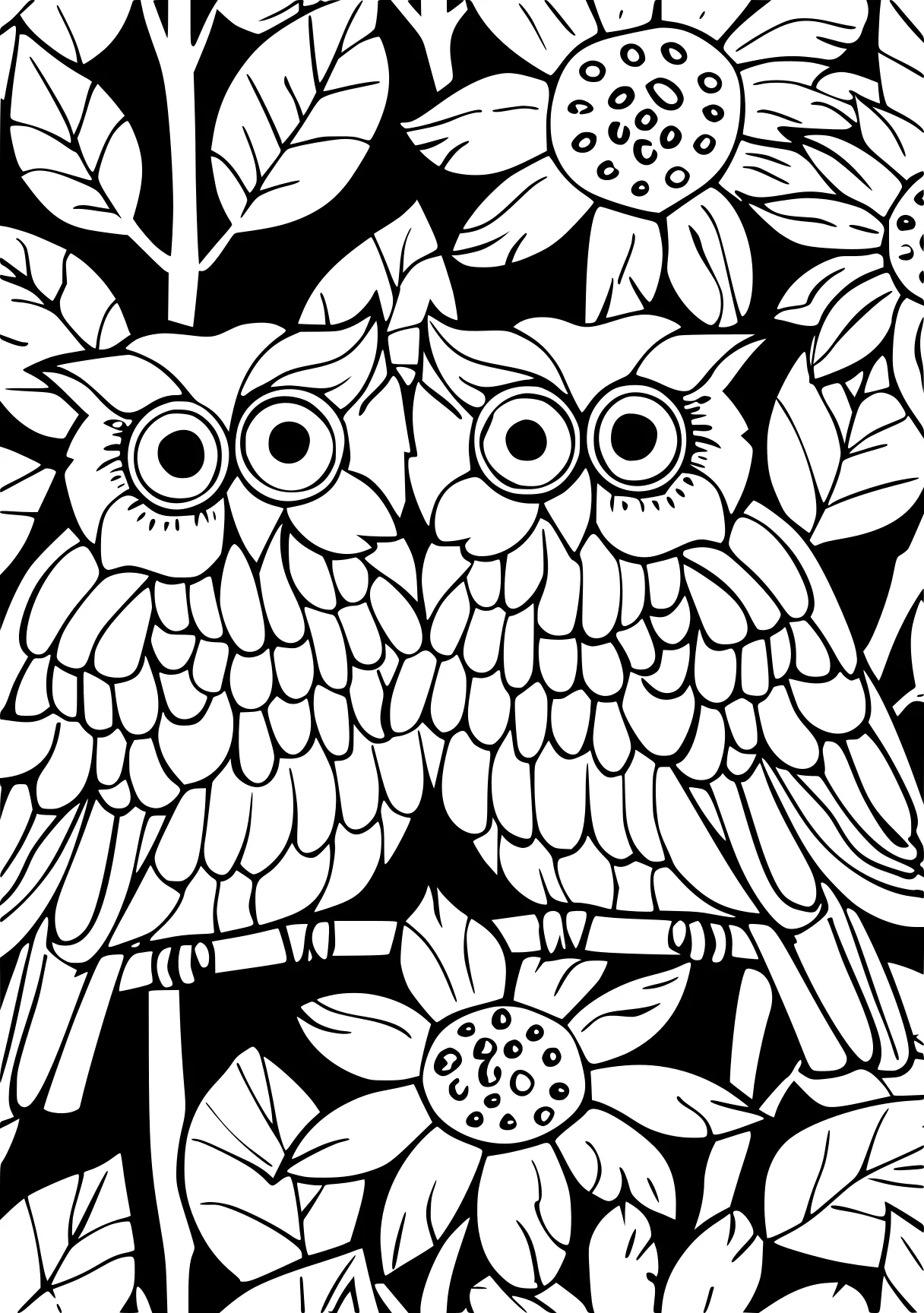 mother's day coloring pages owl, colouring, illustrator, free page downloads