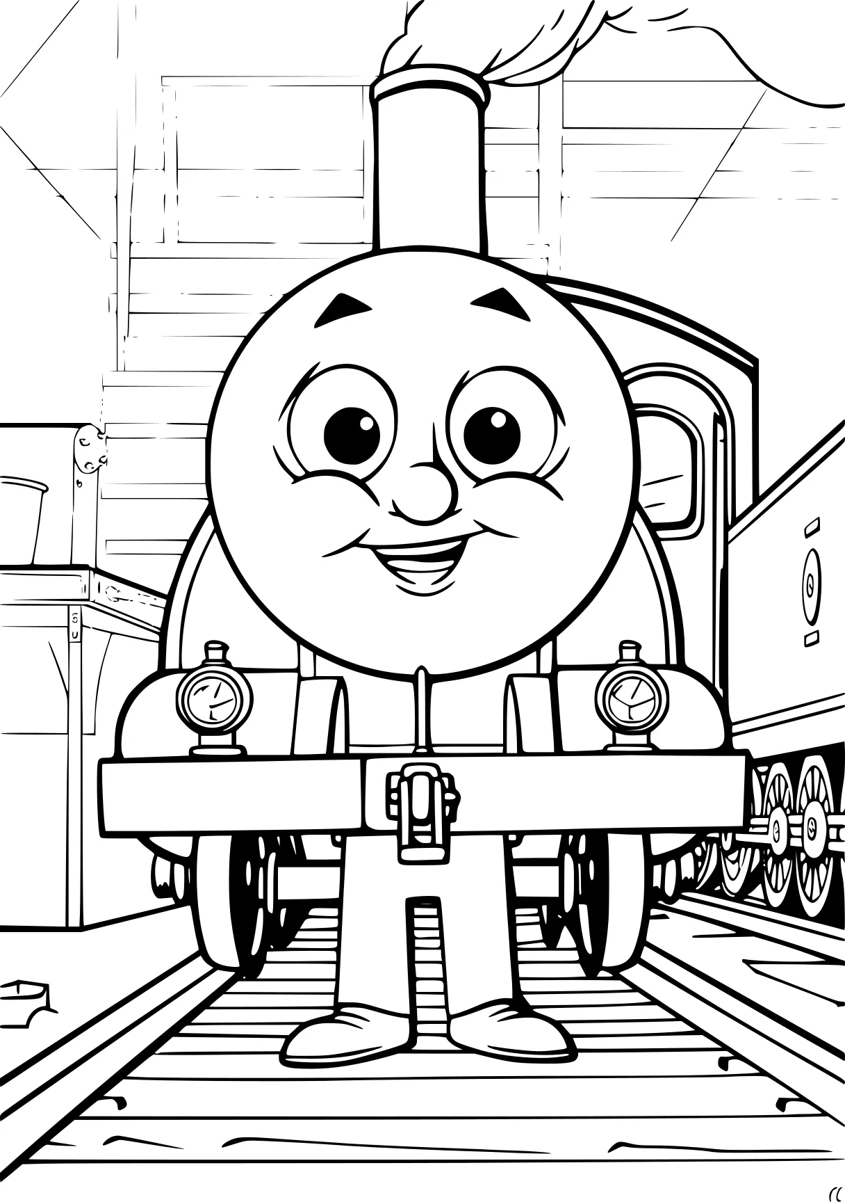 thomas coloring pages thomas, percy, train, free page downloads