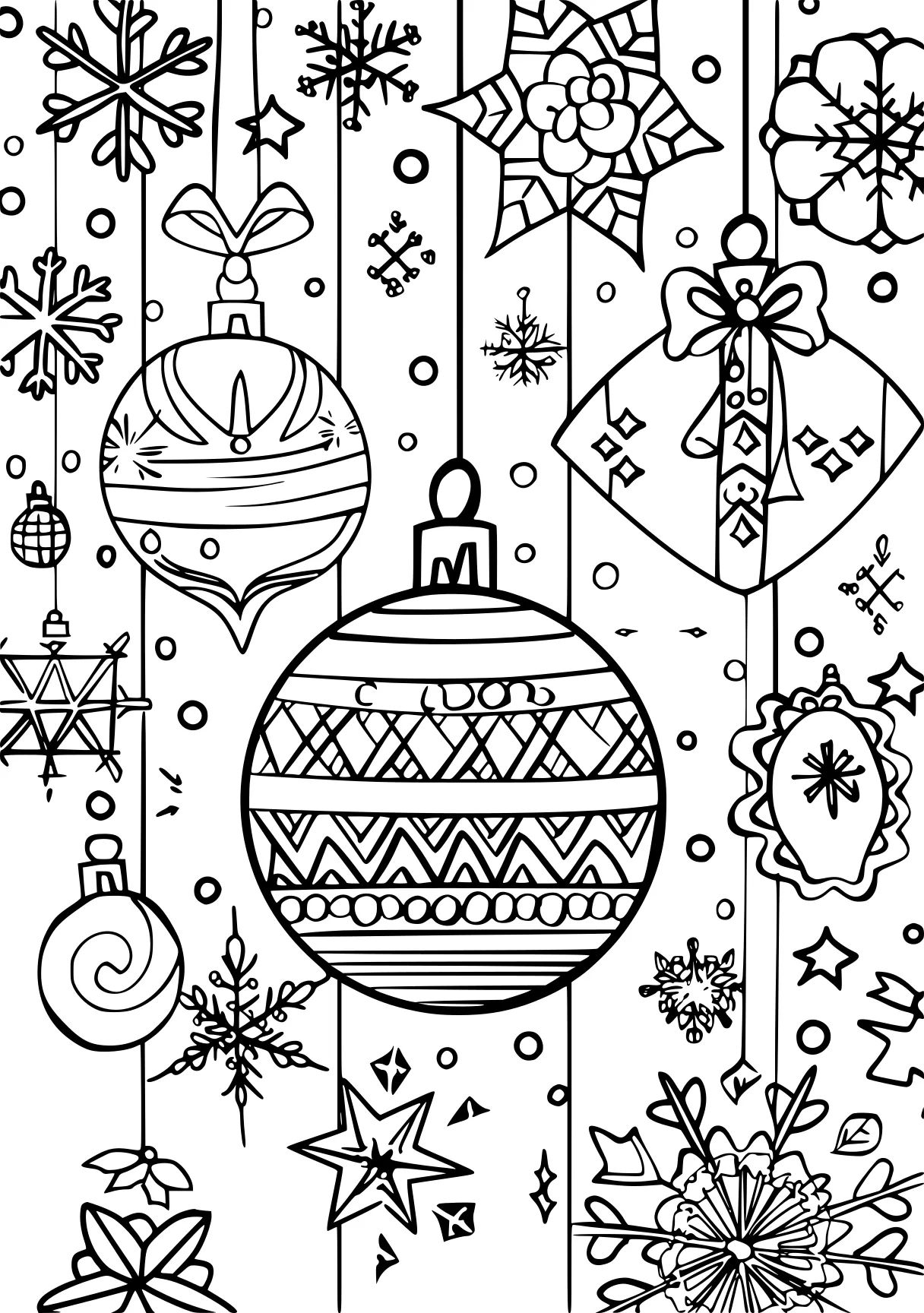 christmas coloring printables, zentangle, ornament, advent, free page downloads