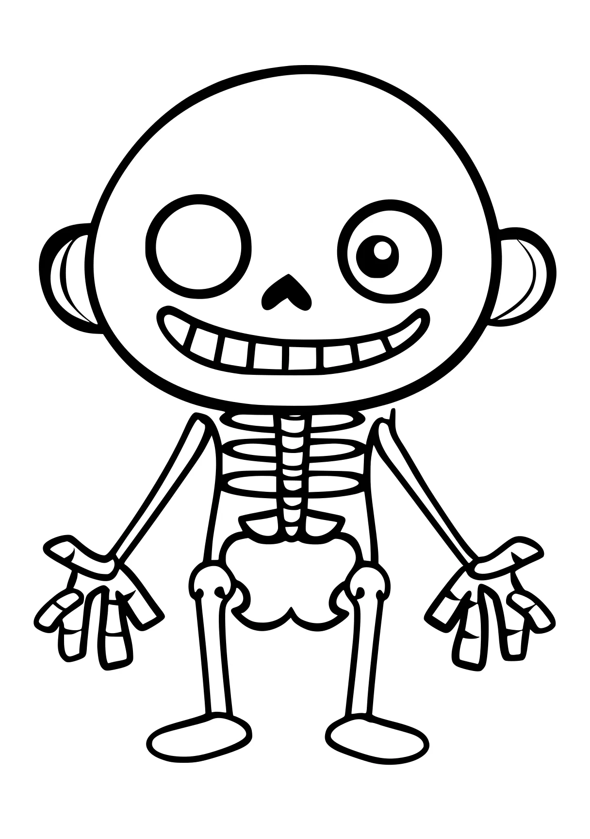 coloring games skeleton, skellington, bendy, anatomy, muertos, free page downloads