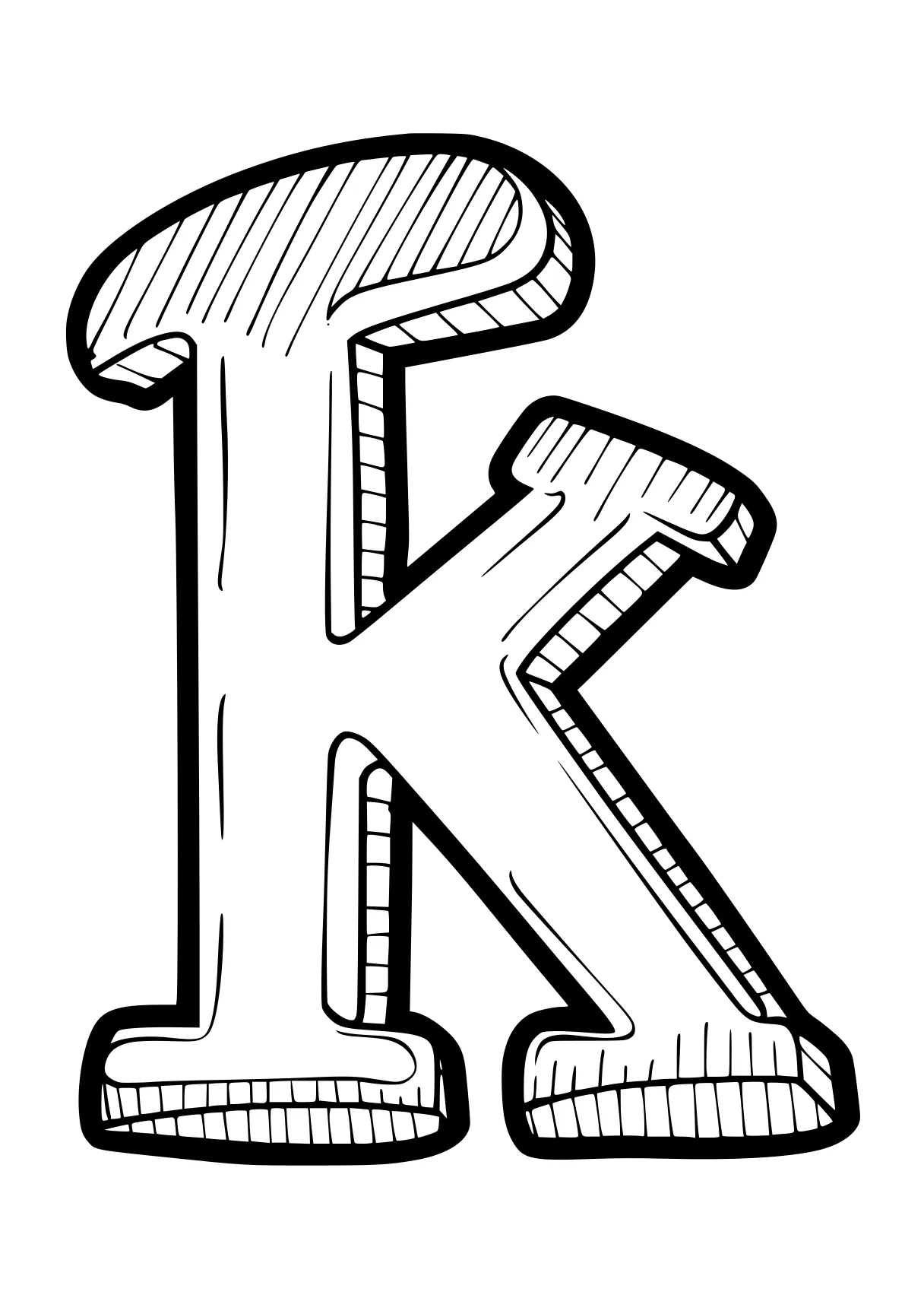 alphabet coloring book letters, kart, r, ock, kung, free page downloads