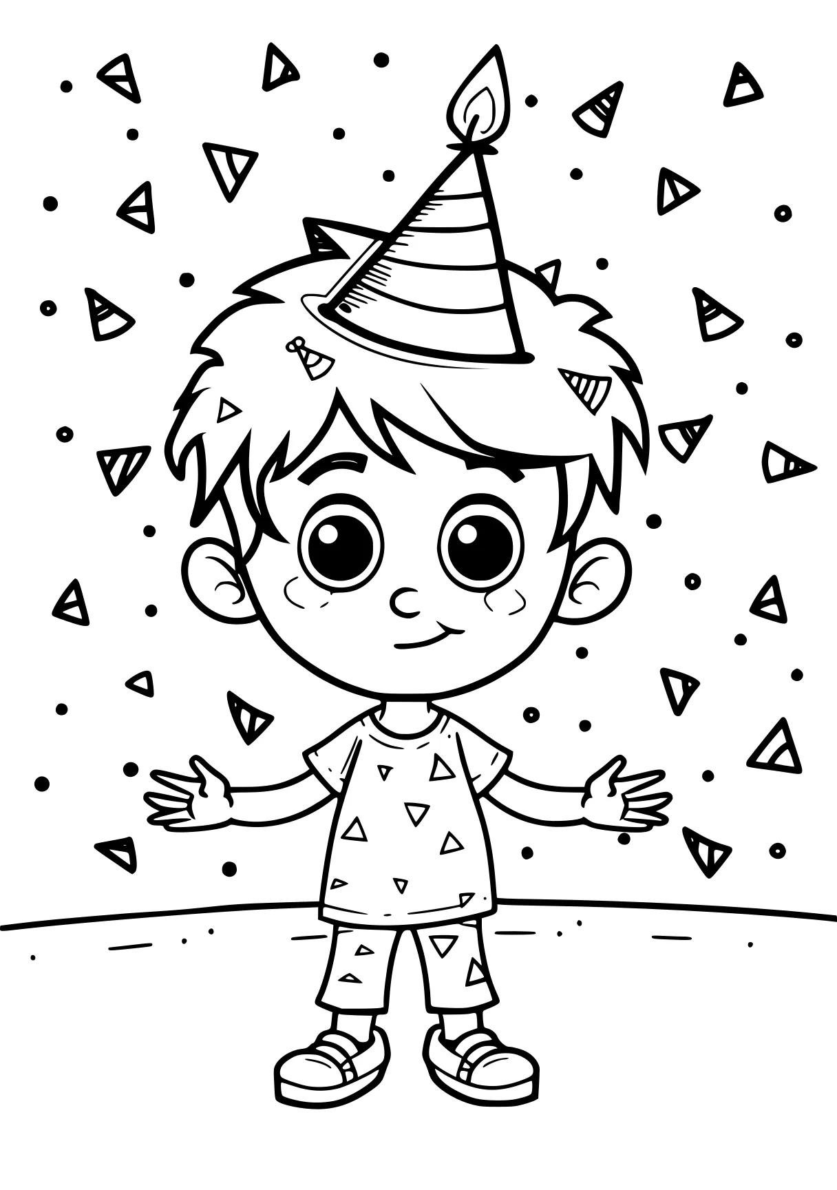 happy birthday coloring sheet birthday, toddler, printables, free page downloads