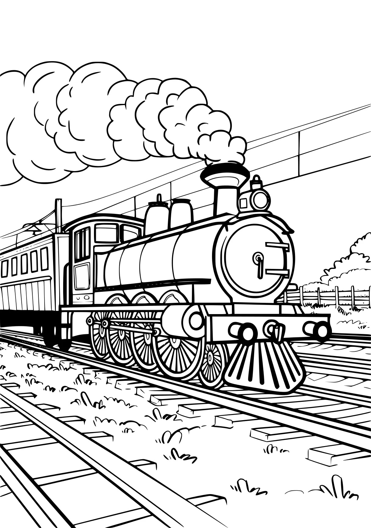 train coloring page train, engine, thomas, free downloads